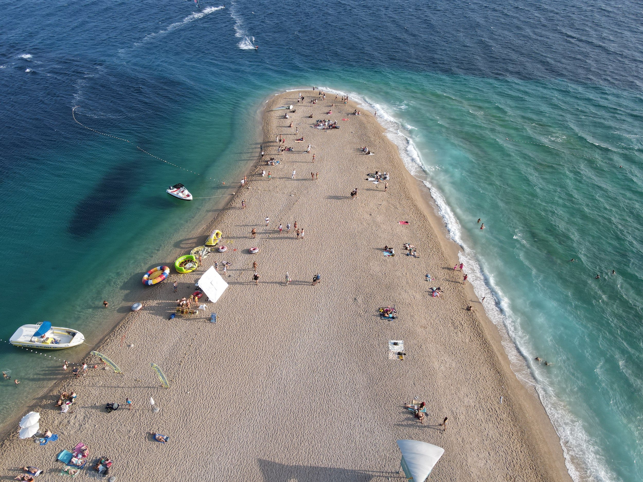 Famous Zlatni Rat Beach (Golden Horn) Croatia