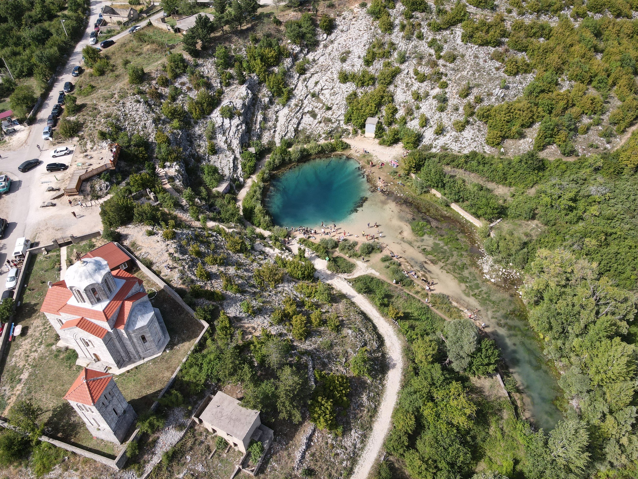 aerial view of dragons eye