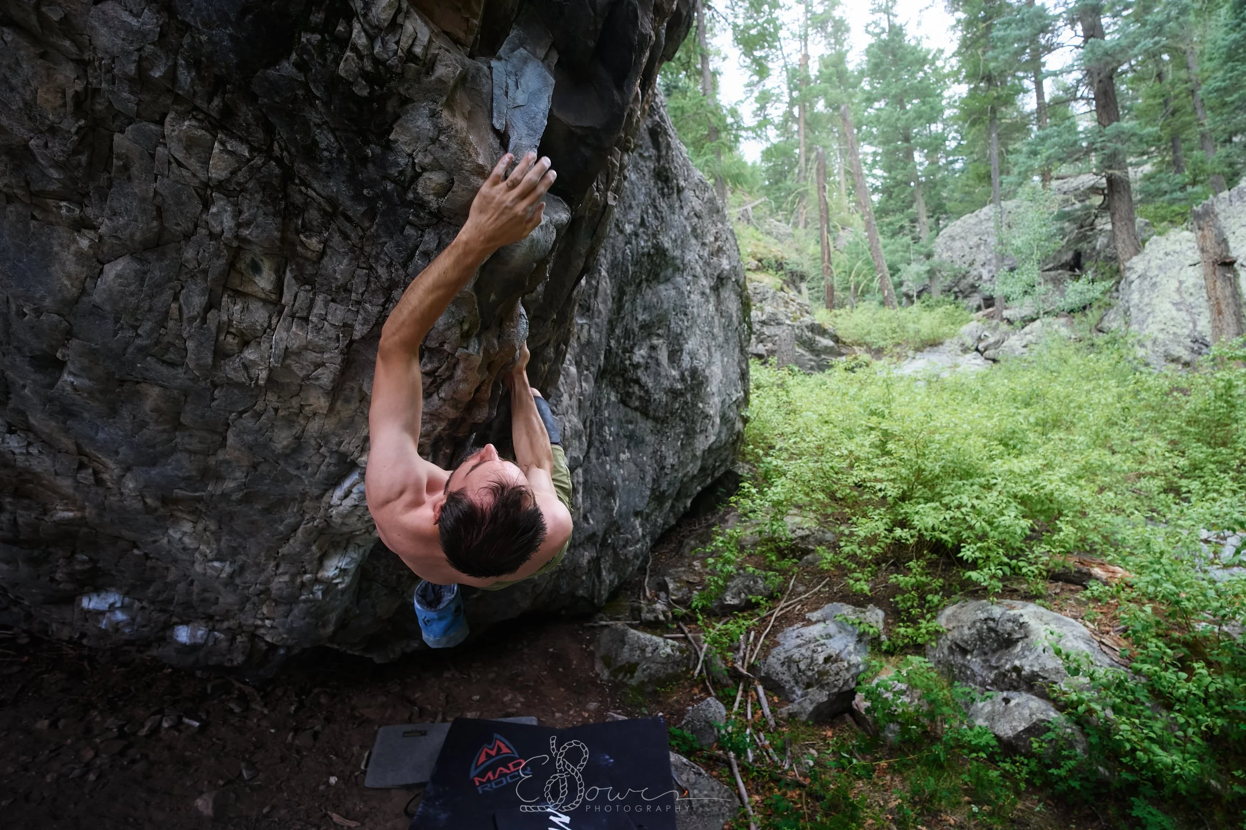  THE FALCON III  
 Shot in the Ortega Mountains, NM | July 2025   
16 mm | f/4 | 1/500s | ISO 1000
  boulder.  