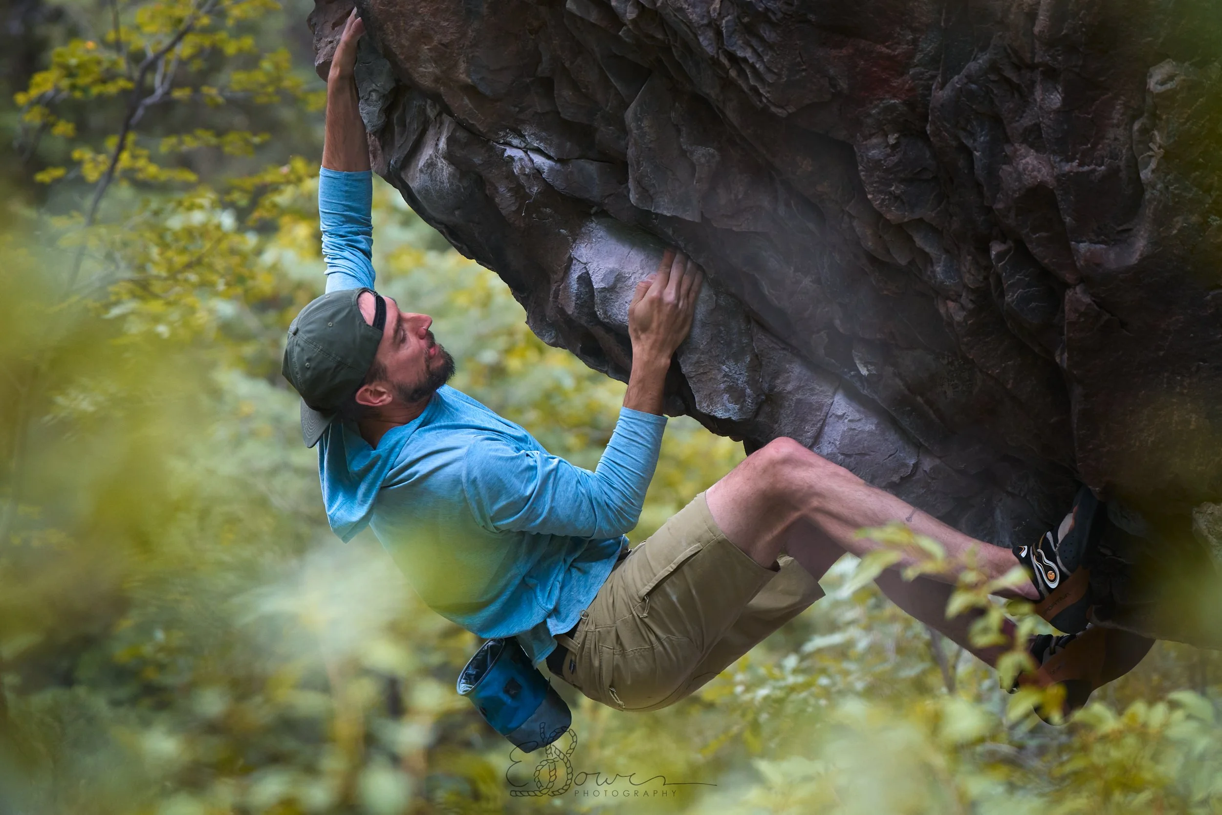 THE FALCON I  
 Shot in the Ortega Mountains, NM | July 2025  
180 mm | f/2.8 | 1/500 s | ISO 1000
  bouldering.,