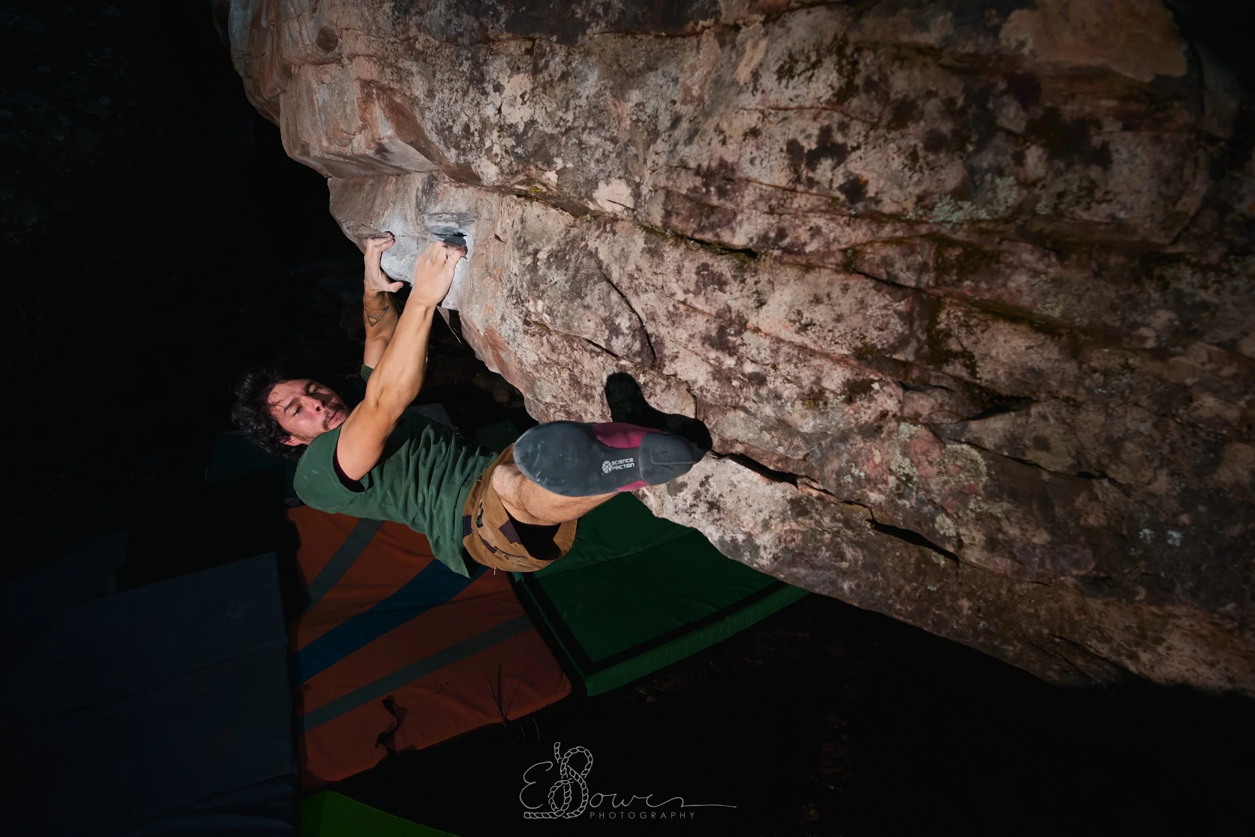  MECHANICAL ADVANTAGE I  
 Shot in the Ortega Mountains, NM | July 2025   
16 mm | f/5.6 | 1/1000s | ISO 500
  boulder.  