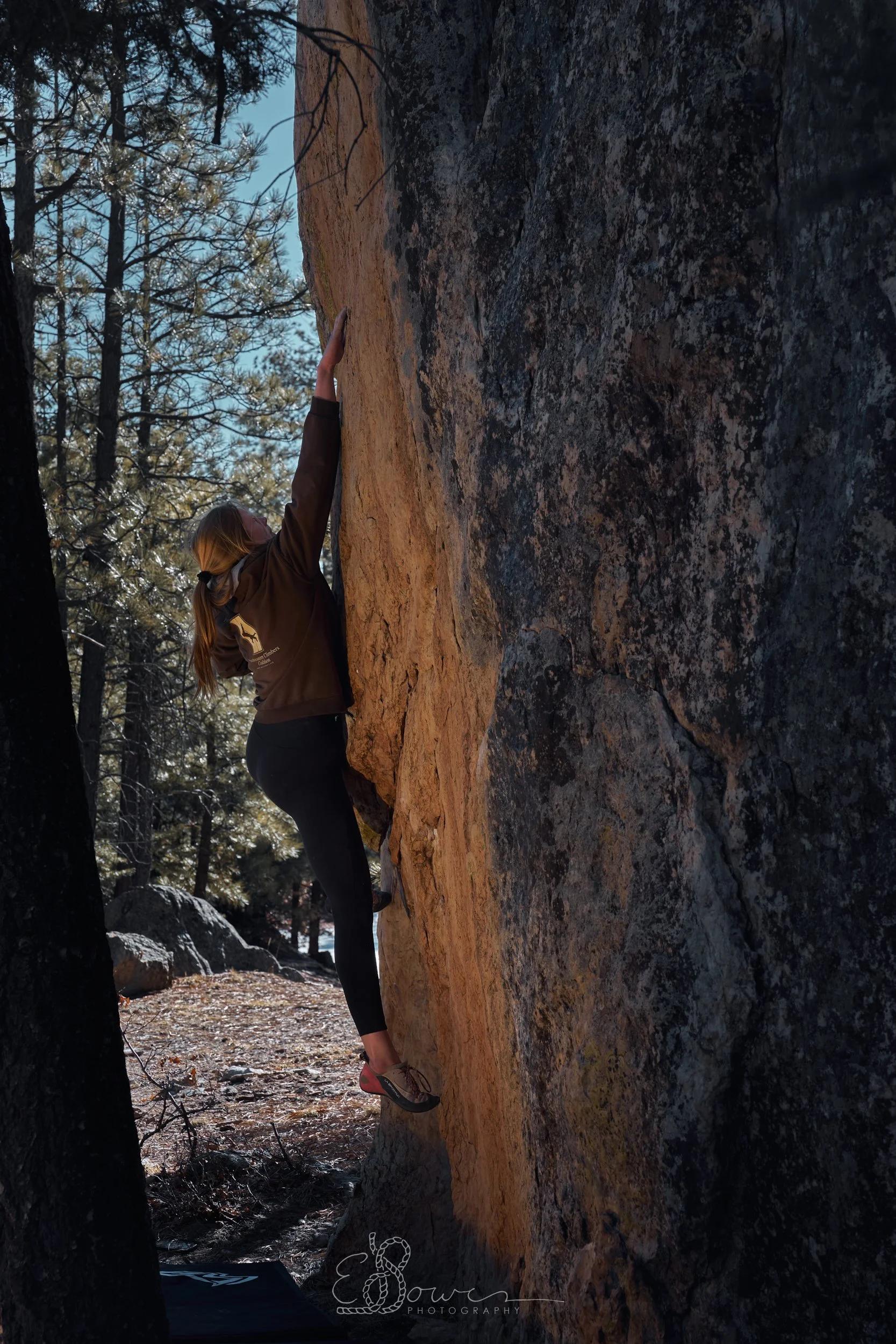  FALLEN EMPIRE  
 Shot in the Ortega Mountains, NM | February 2025   
70 mm | f/8 | 1/250s | ISO 100
  boulder.  