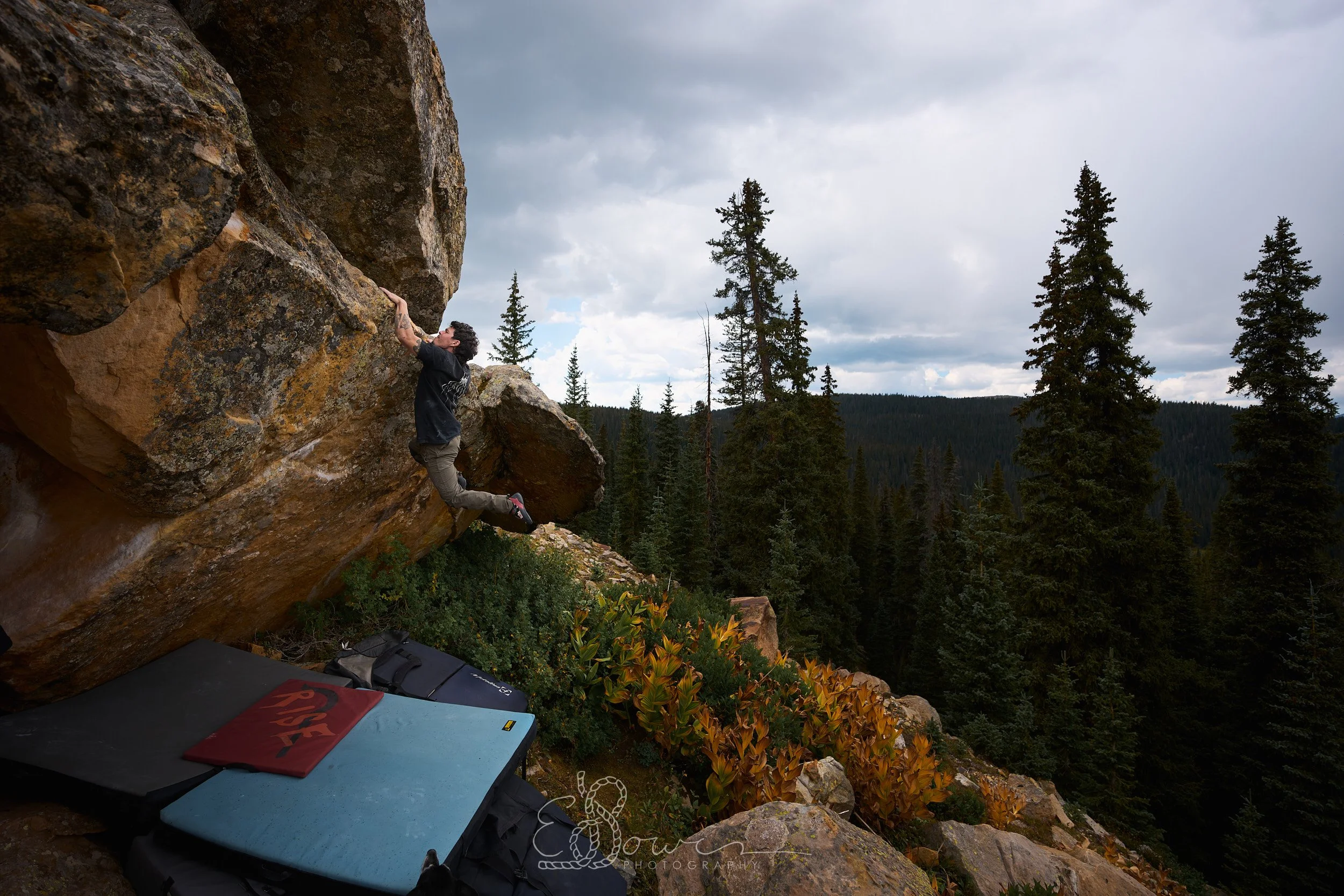  MASTER BLASTER  
 Shot at Bolam Pass, CO | August 2025   
16 mm | f/2.8 | 1/1250s | ISO 100
  boulder.  