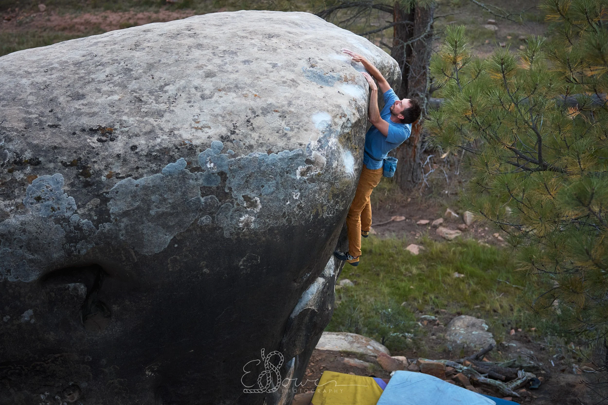 BULLET  
 Shot near Santa Fe, NM | October 2025  
50 mm | f/2 | 1/500 s | ISO 500
  bouldering., 