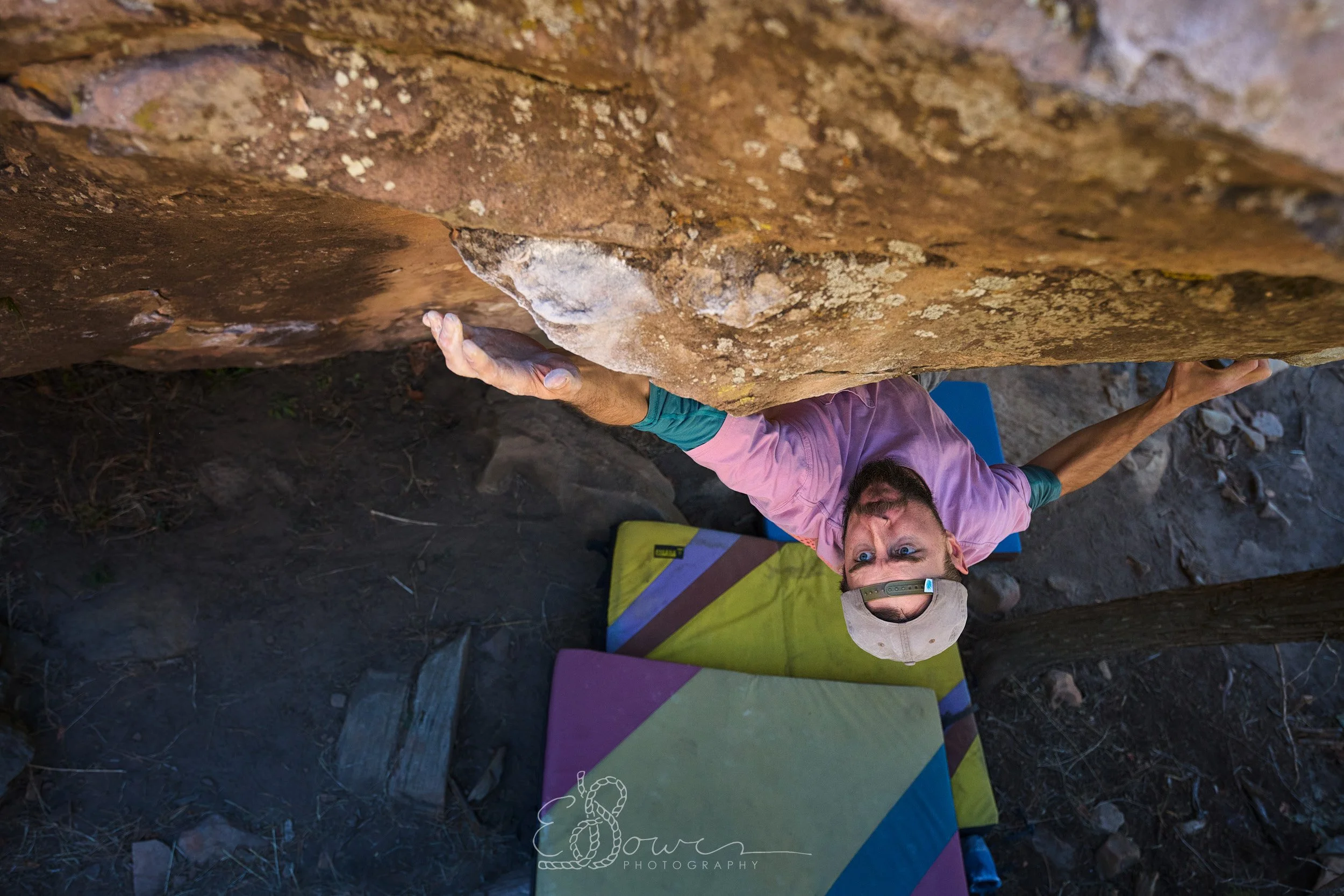  BOWLING BALLER II   
 Shot in Roy, NM | January 2026   
23 mm | f/4 | 1/1000s | ISO 4000  
 
  bouldering.,  