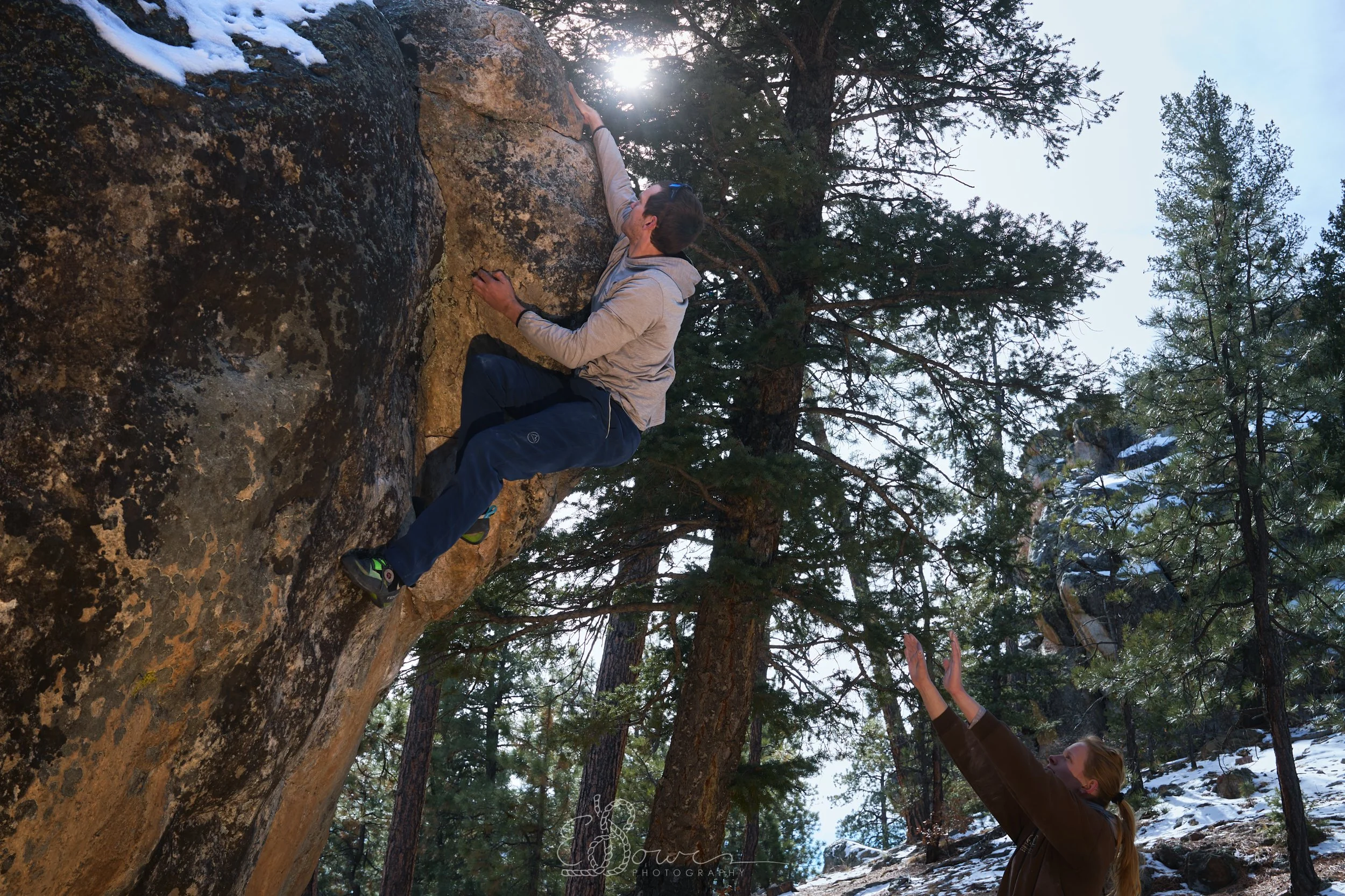  SALAD DAYS  
 Shot in the Ortega Mountains, NM | February 2025   
26 mm | f/5.6 | 1/250s | ISO 100
  boulder.  