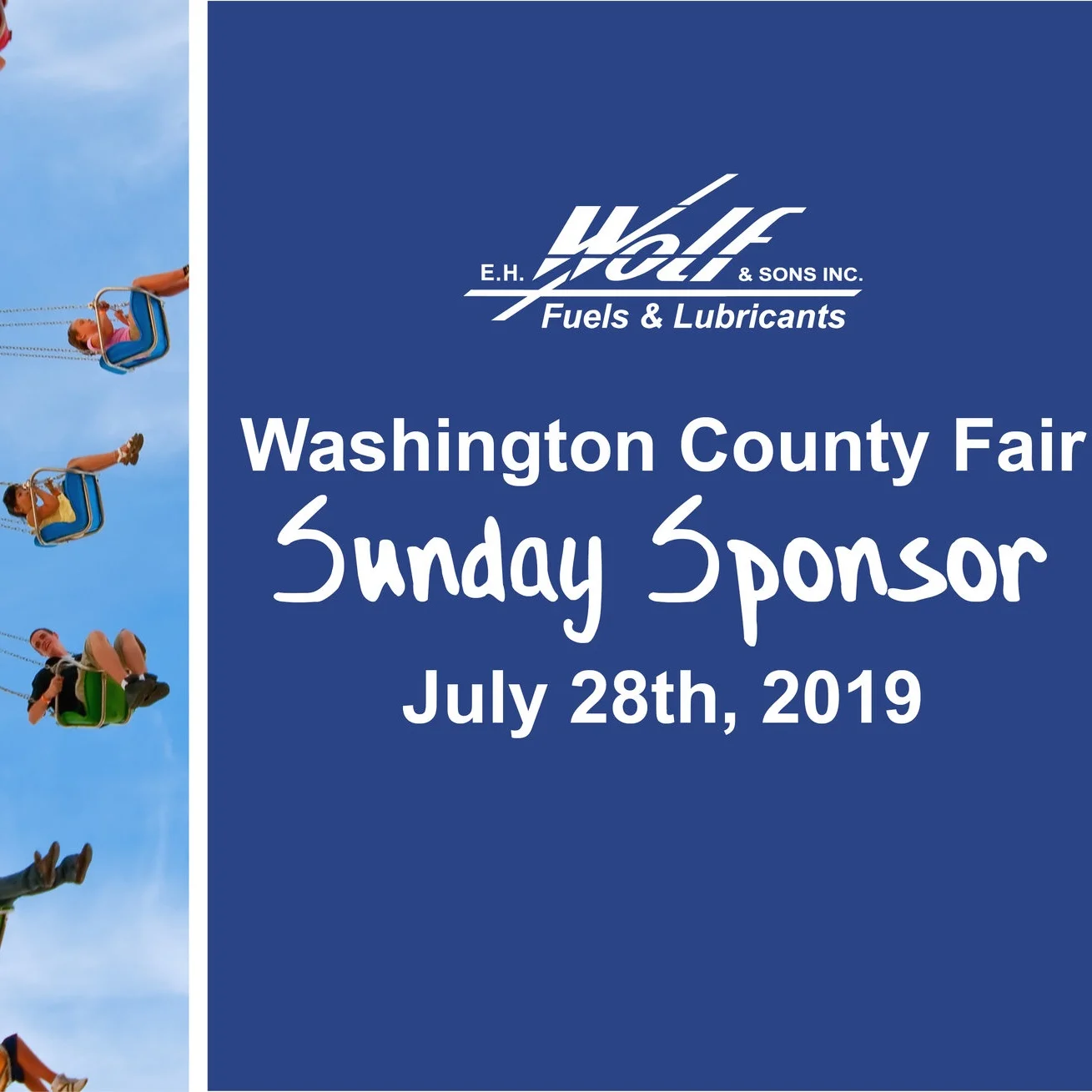 Washington County Fair Sunday Sponsor