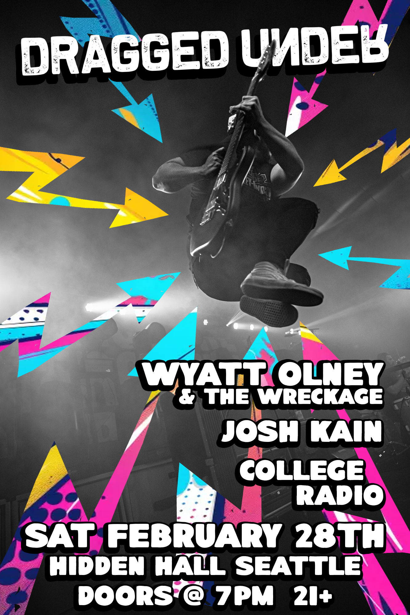 Dragged Under, Josh Kain, Wyatt Olney and the wreckage