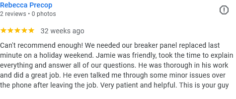 Highly Rated Electrician