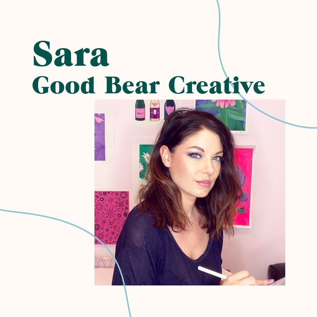 Meet another friend of @joceand.co - artist and creative soul, @sara_huse of @goodbearcreative. 

Sara has creativity pulsating through every fiber of her being. Digital, print, concepting, branding, UX strategy and visual design + communications and