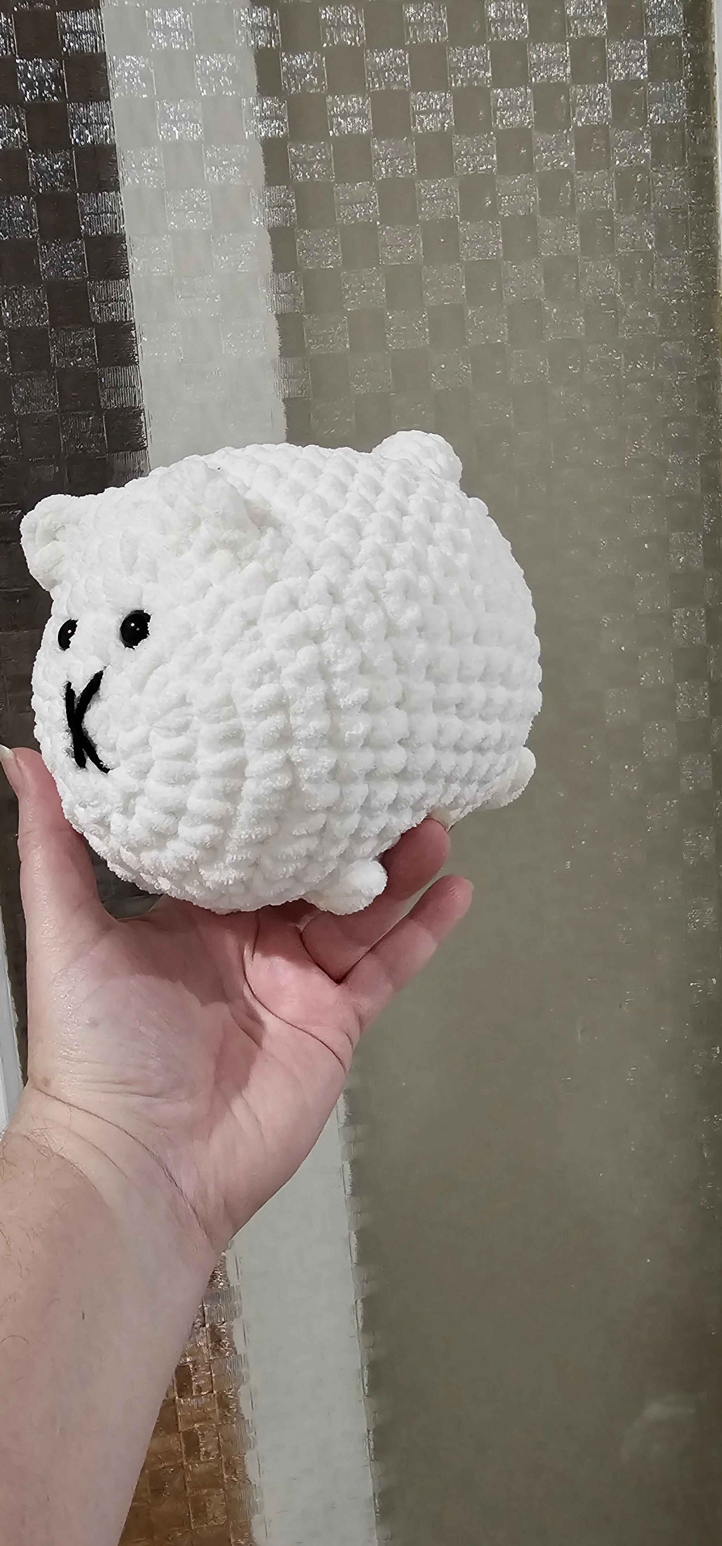 Loaf Cat - White left side view.jpg