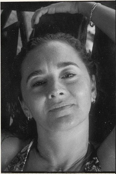 black and white portrait of a woman captured by Emmedelmar in 2008 in Tulum.