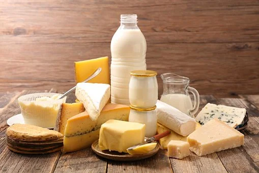 Mucus Causing Dairy Products; Milk, Yogurt  and Various Cheese products