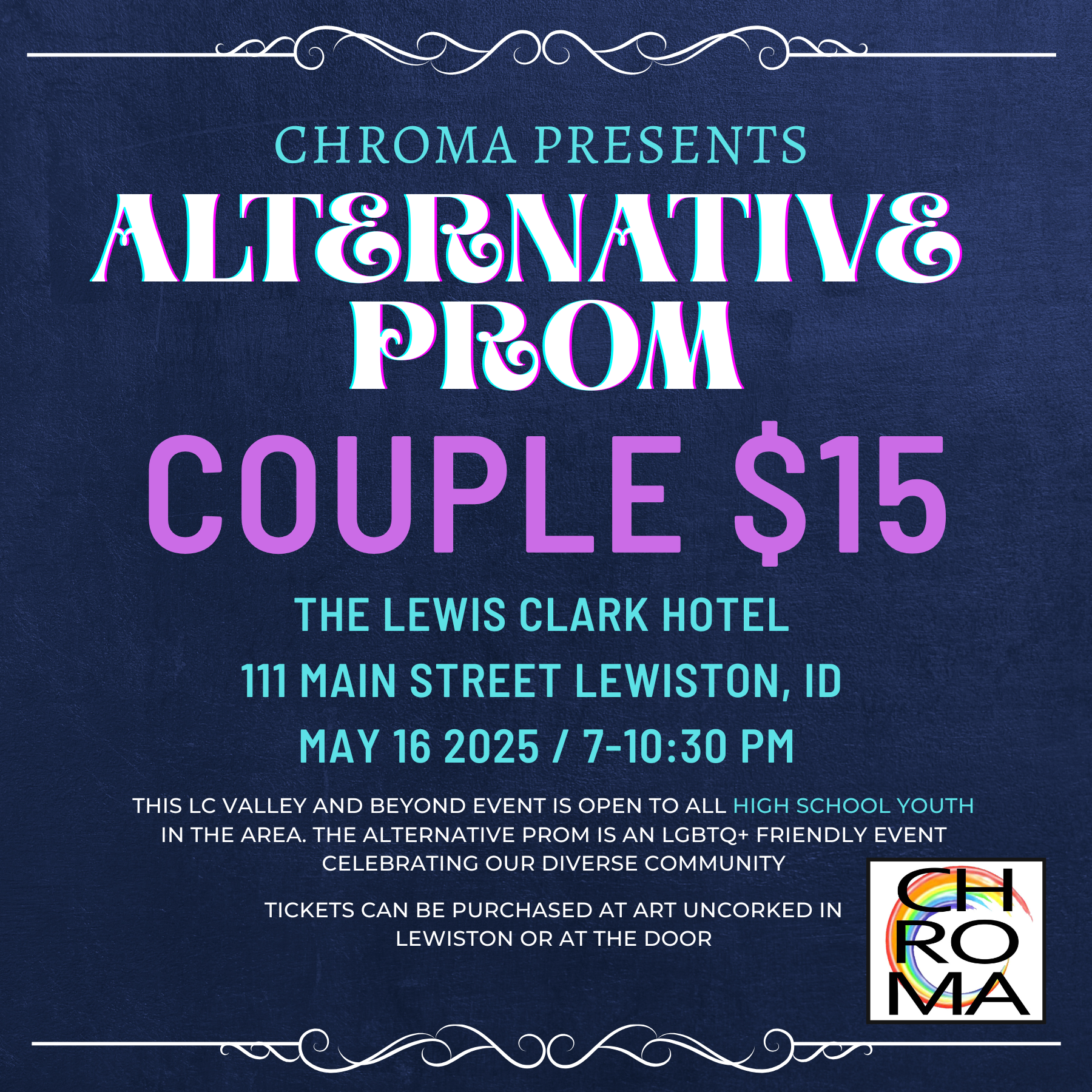 Couple Ticket Alternative Prom