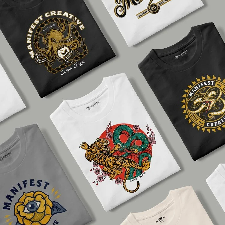 Big news! The Manifest Creative merchandise store is LIVE! 🎉 original designs like the new Tiger &amp; Snake Tee and more&mdash;crafted to ignite your style and showcase your fearless spirit.

the link in bio to shop now and wear the wild. Let&rsquo
