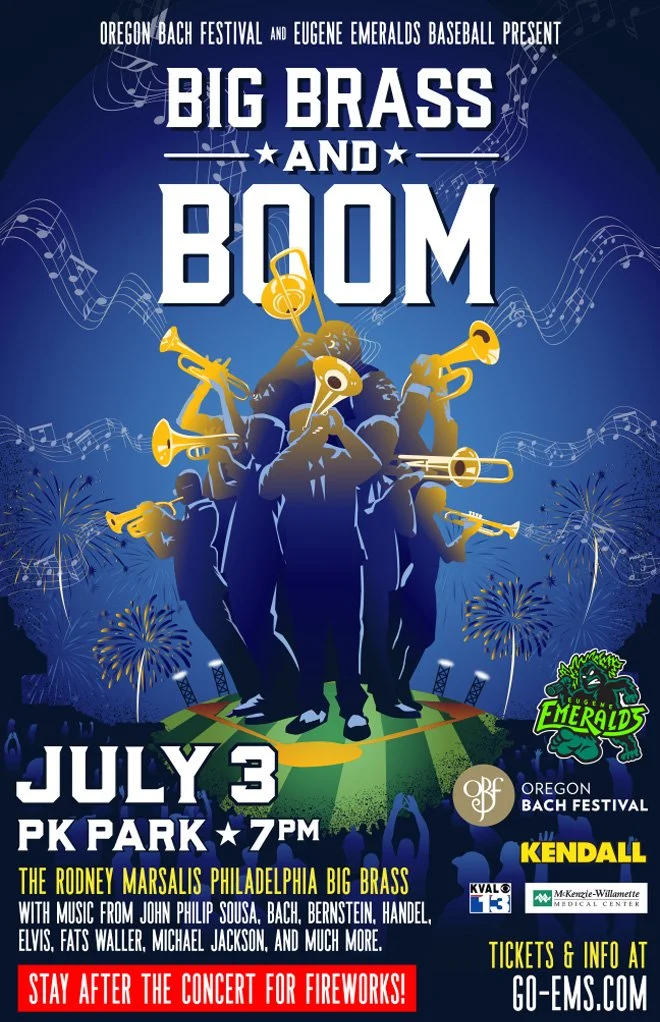 Big Brass and Boom event poster
