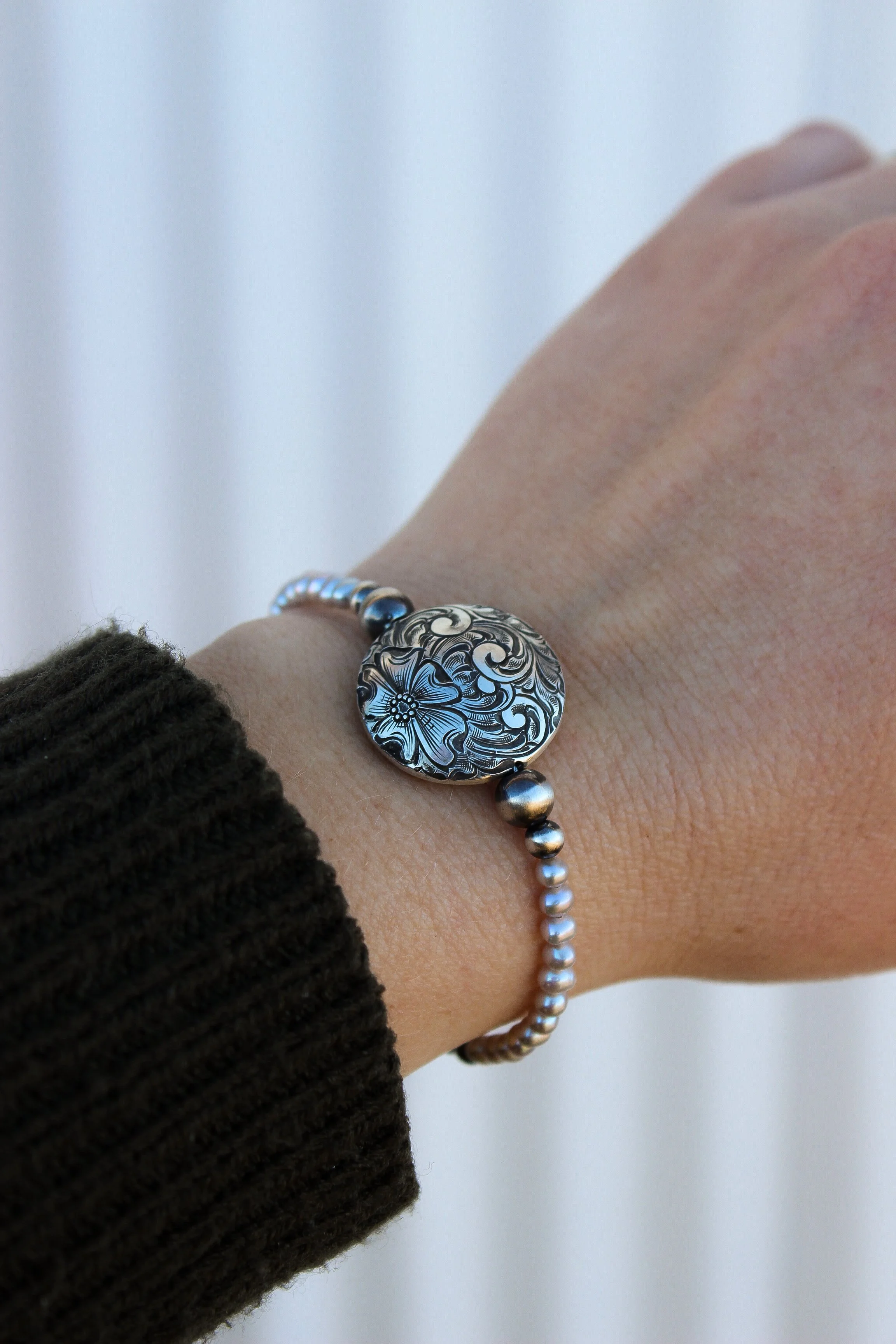 the Saratoga pearl bracelet