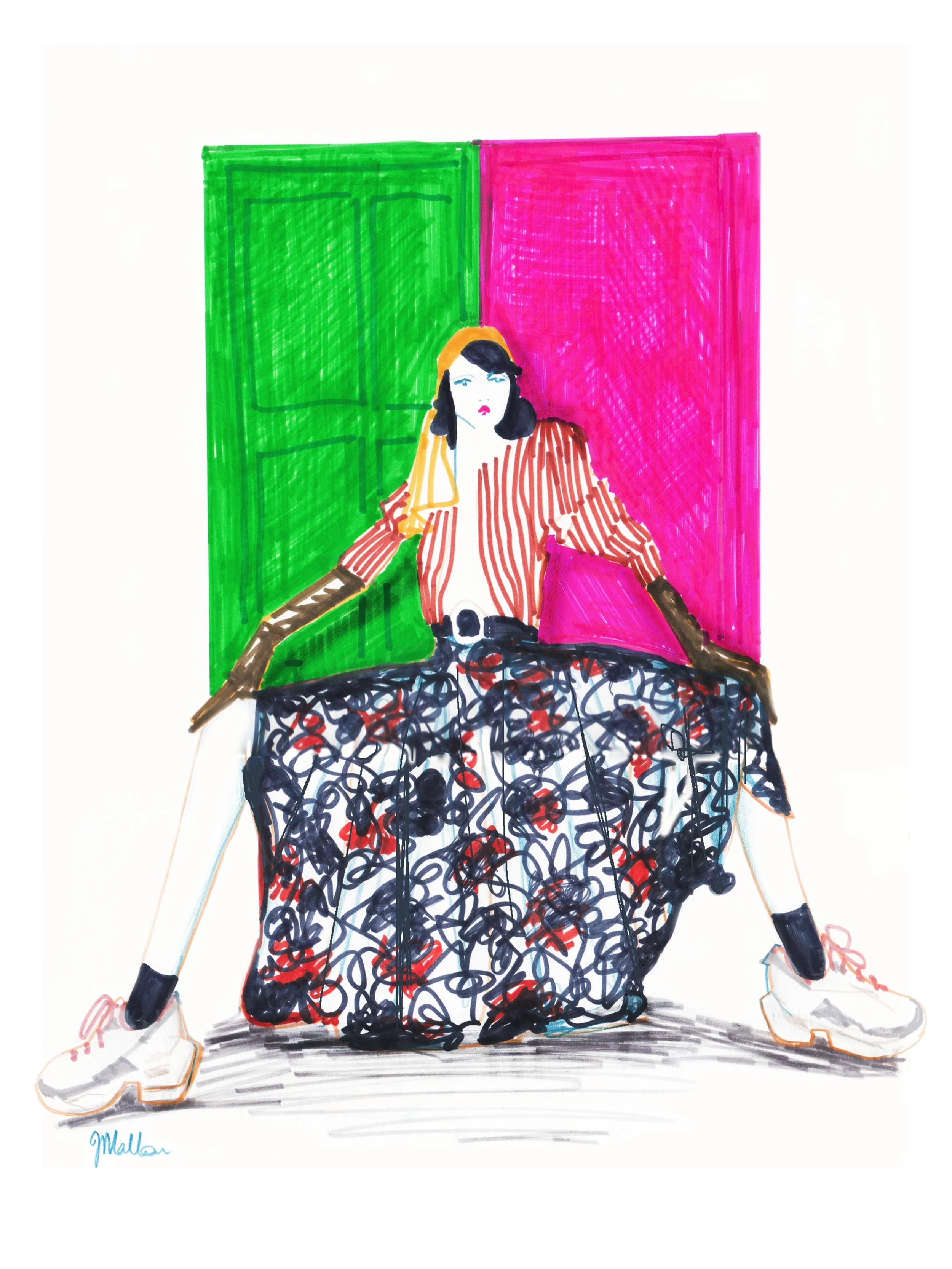 Sitting on the Stoop