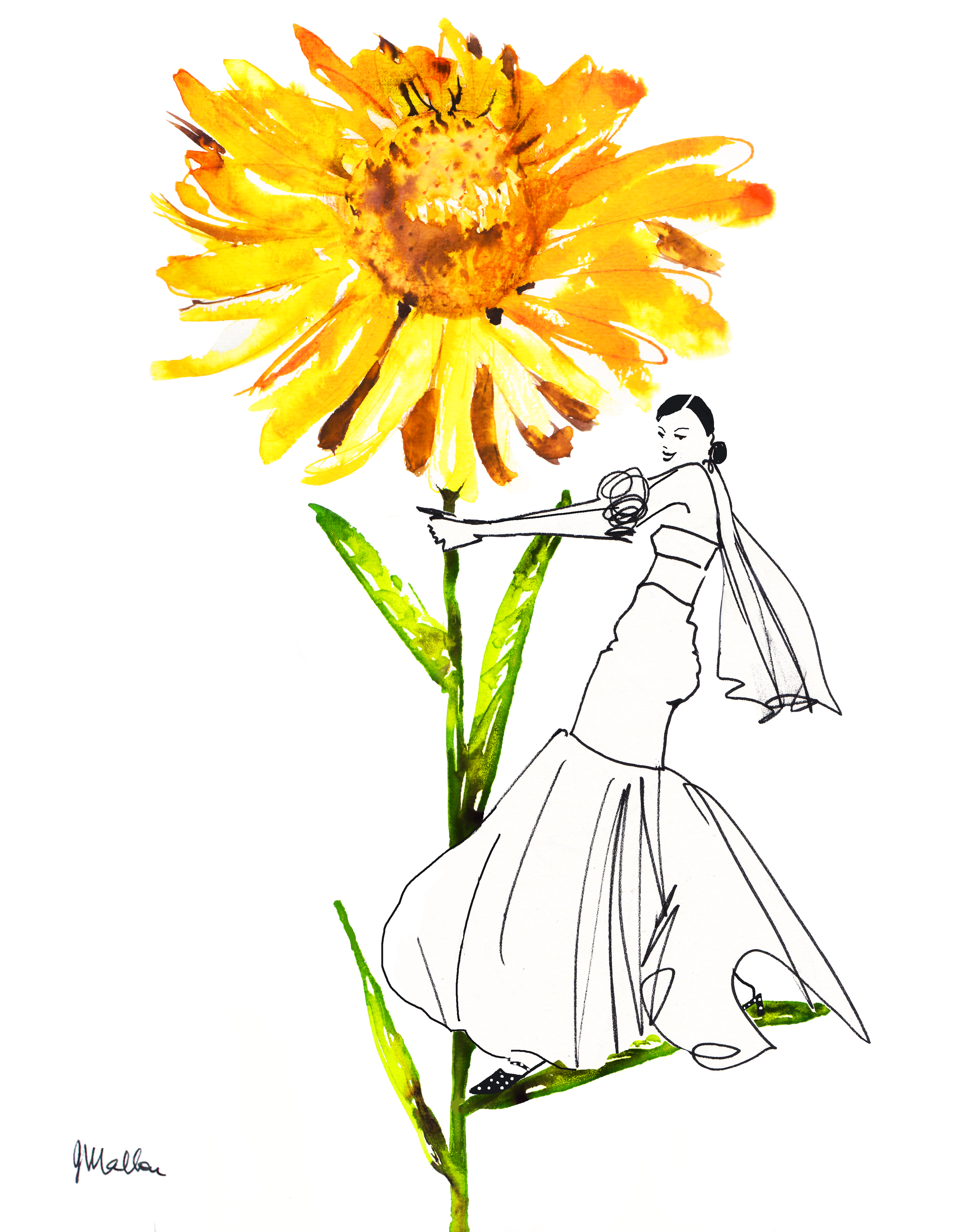 Dancing with Sunflower