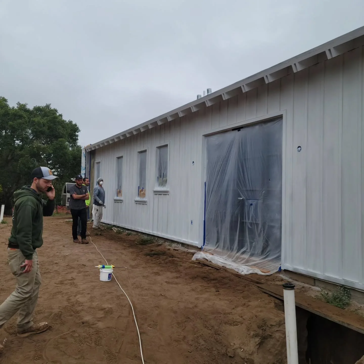 A couple little progress shots from a Hope Ranch new build with @warnergrouparchitects