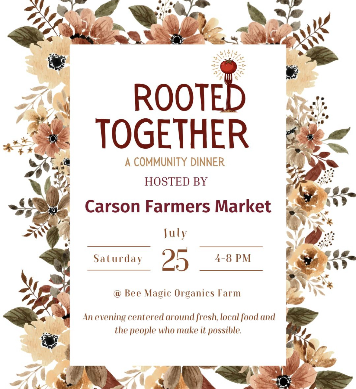 Carson City Farmers Market 'Rooted Together'