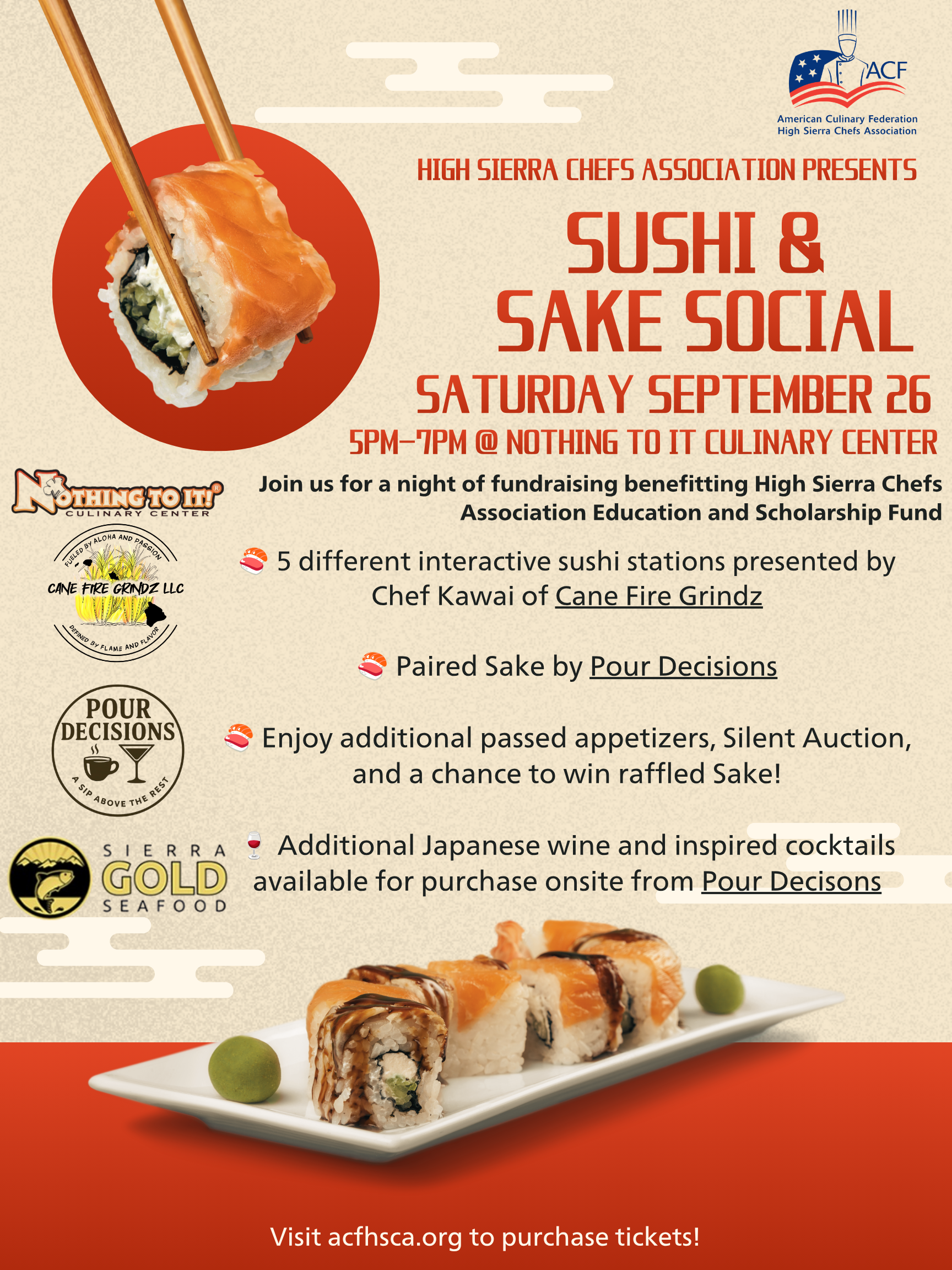 Sushi and Sake Social 