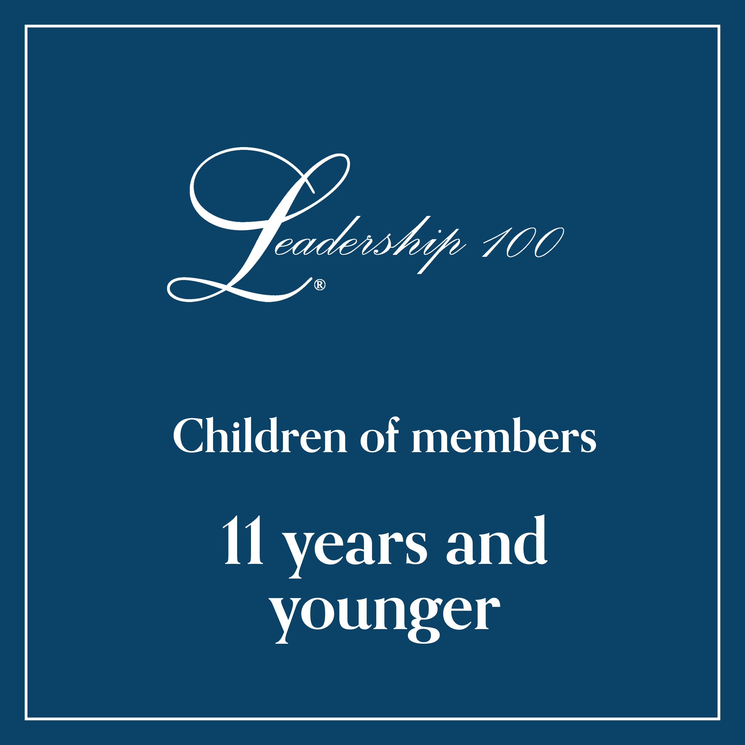 Children of Members (12 years & younger)