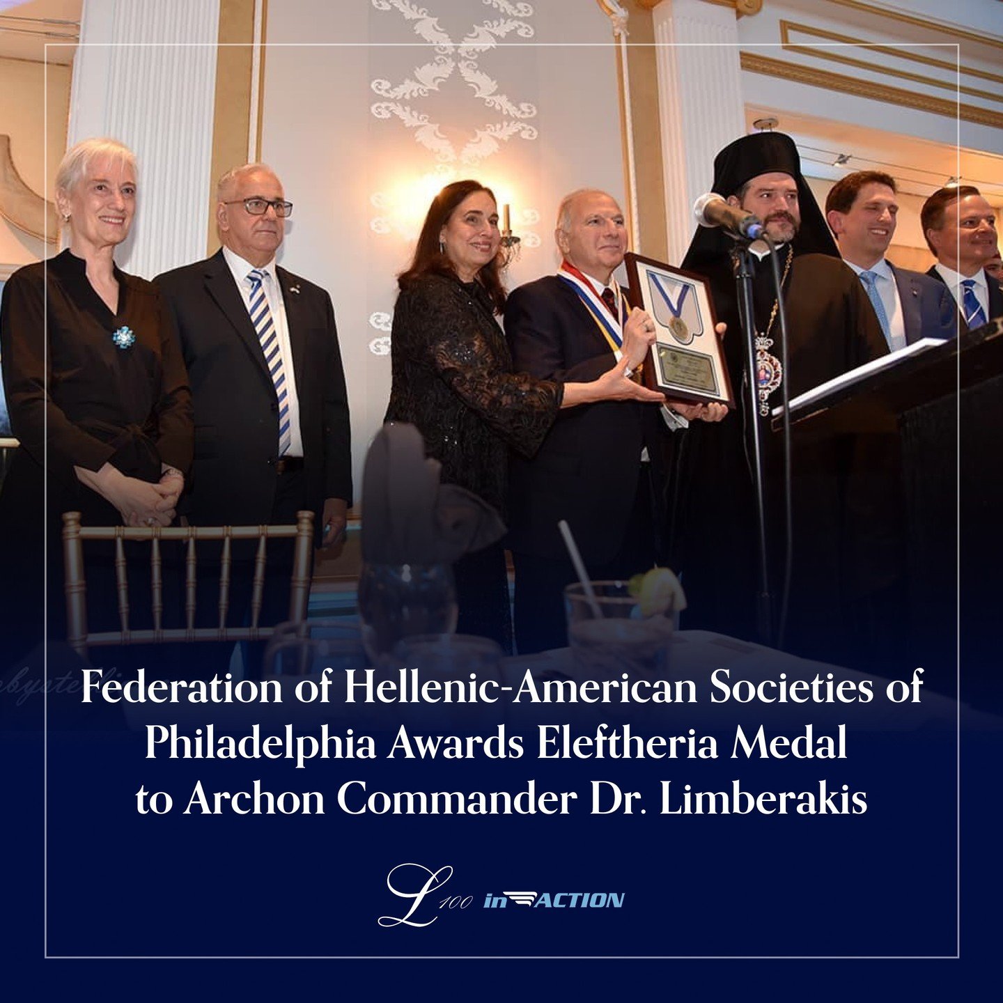 Federation of Hellenic-American Societies of Philadelphia&nbsp;Awards Eleftheria Medal to Archon Commander Dr. Limberakis

On April 6, 2024, the Federation of Hellenic-American Societies of Philadelphia and the Greater Delaware Valley presented its E