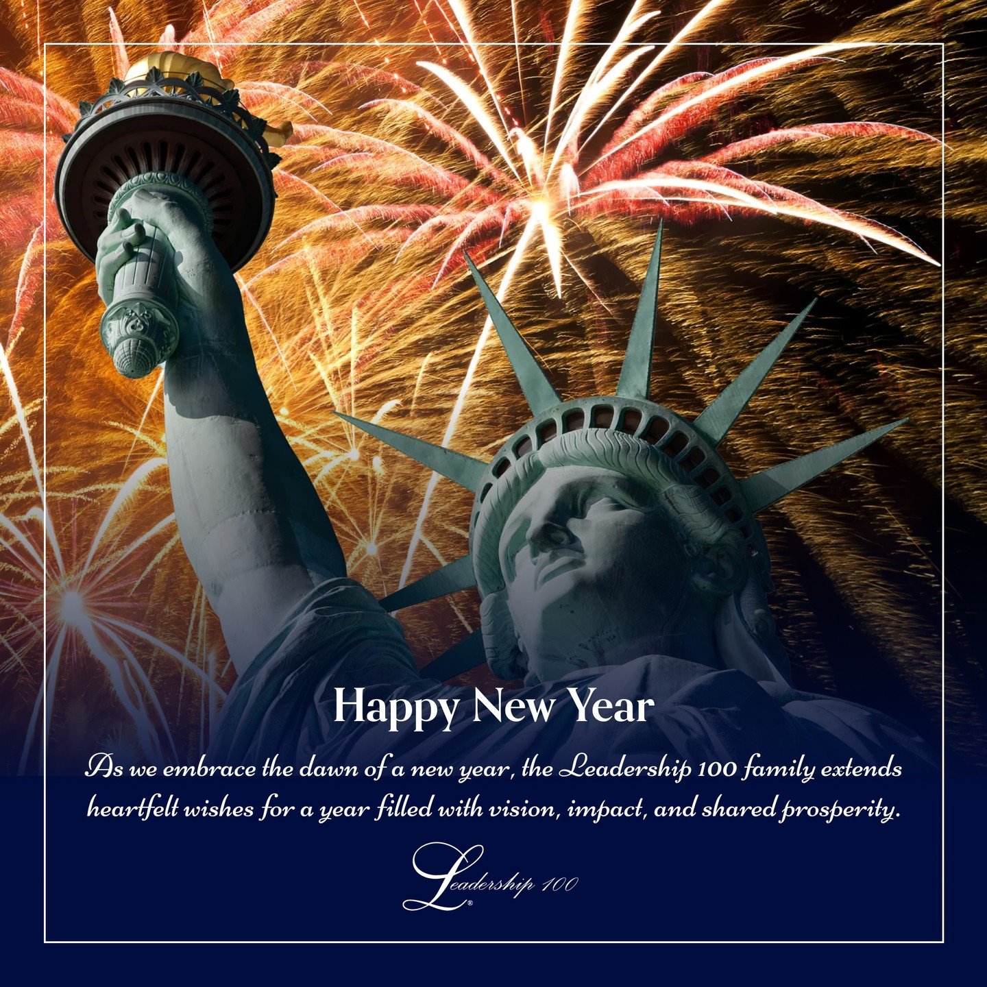 Happy New Year from Leadership 100. 

As we embrace the dawn of a new year, the Leadership 100 family extends heartfelt wishes for a year filled with vision, impact, and shared prosperity.