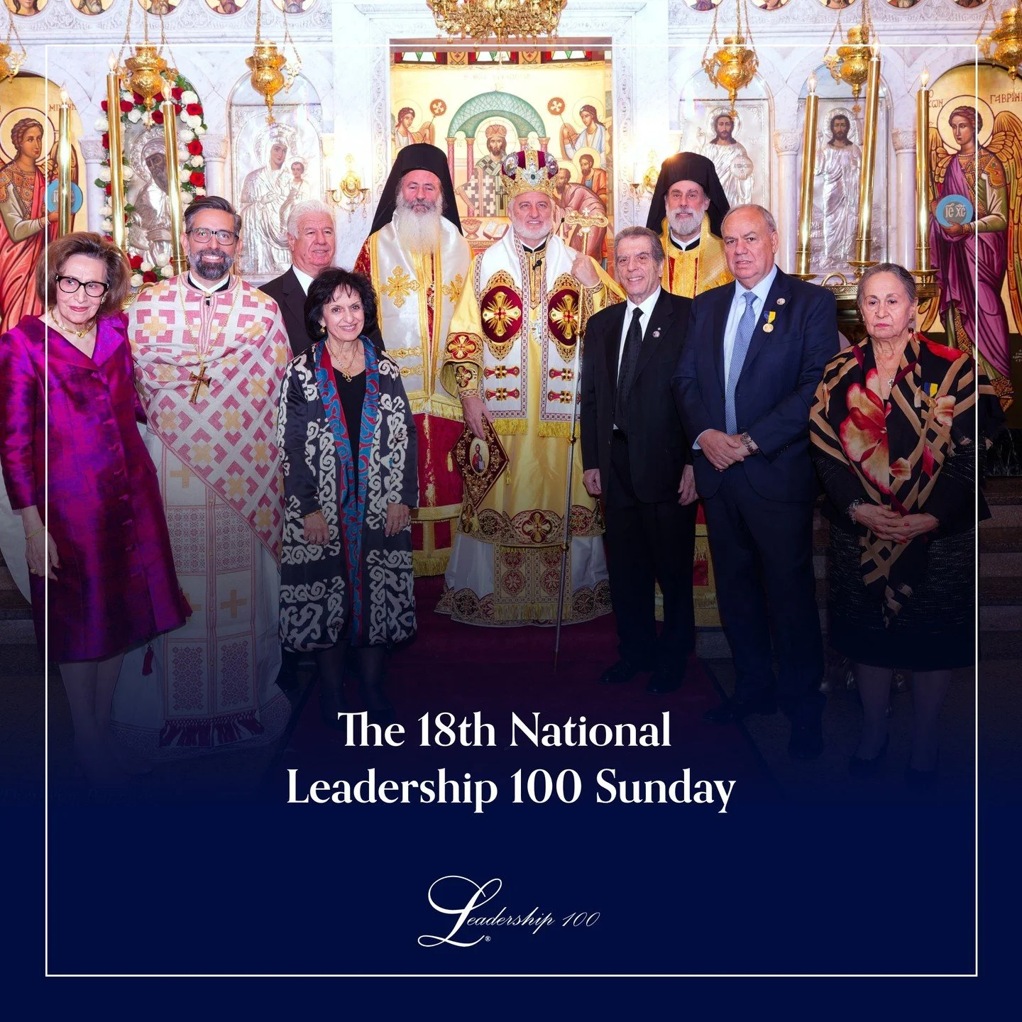 This past Sunday, October 25, Greek Orthodox parishes across the country celebrated the 18th National Leadership 100 Sunday.

Leadership 100 Sunday honors the legacy of Archbishop Iakovos of Blessed Memory, who envisioned an organization that would b