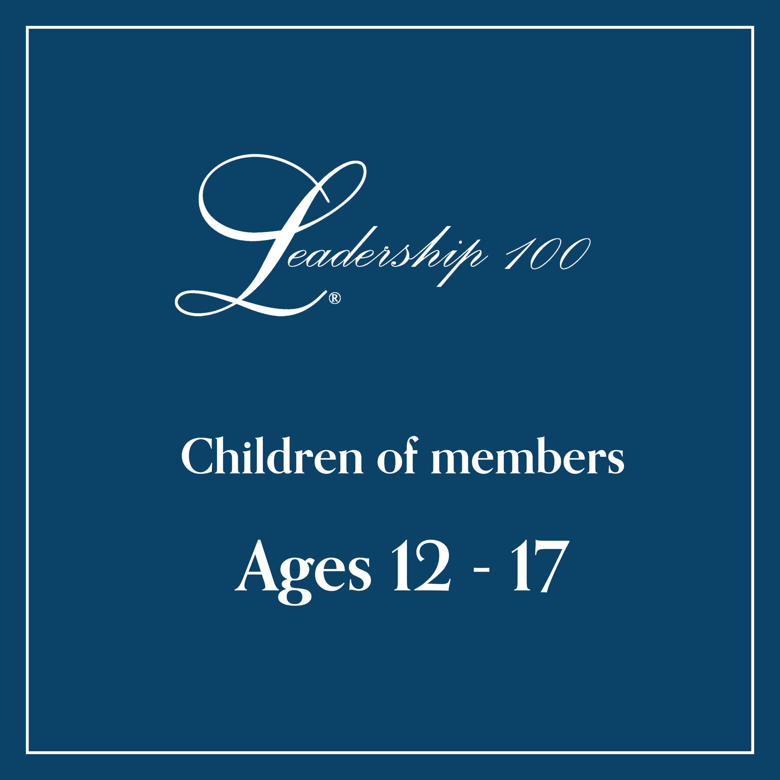 Children of Members (Ages 12-17)