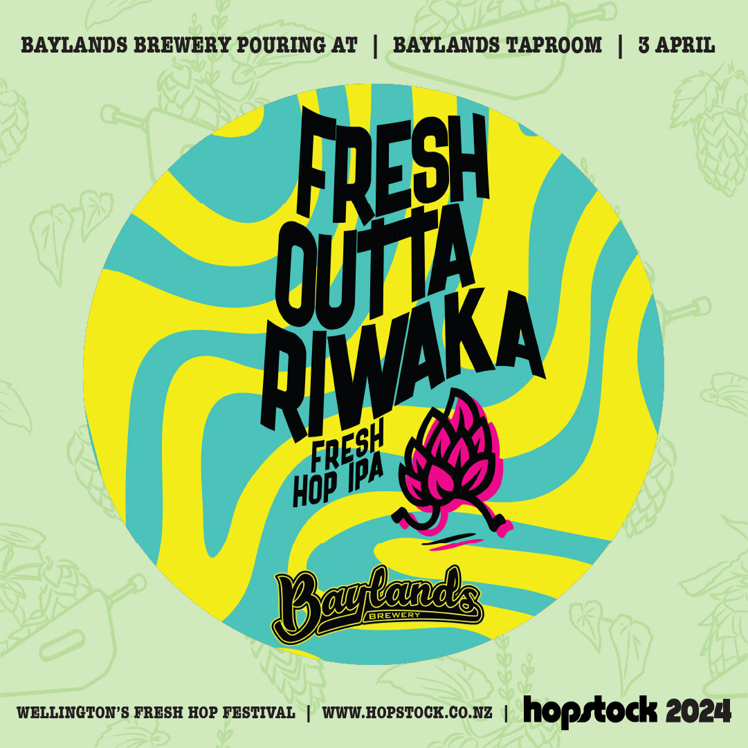 Today's #Hopstock2024 drops are all about Riwaka! 
Head to Petone to grab a pint of @baylandsbrewery  Fresh Outta Riwaka, @duncansbrewing Cone Dip is pouring from 4pm at @malthousenz... 
Plus it's the first day of @monkfish_124's new On-License, mean