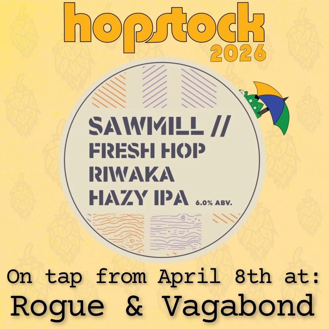 Next up we have @sawmillbrewery being served up at @rogueandvagabond 🍻 don&rsquo;t miss your chance to get your hands on this delicious fresh brew while you can