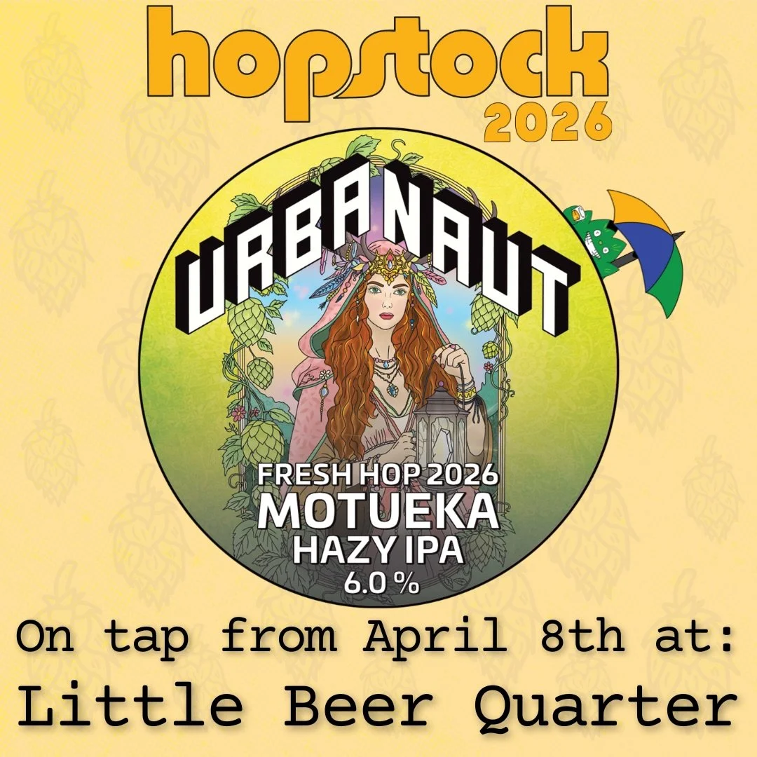 Next up from @urbanautbrewing being served up @lbqwelly is the Motueka Hazy IPA. Get down there on the 8th April so you don&rsquo;t miss out