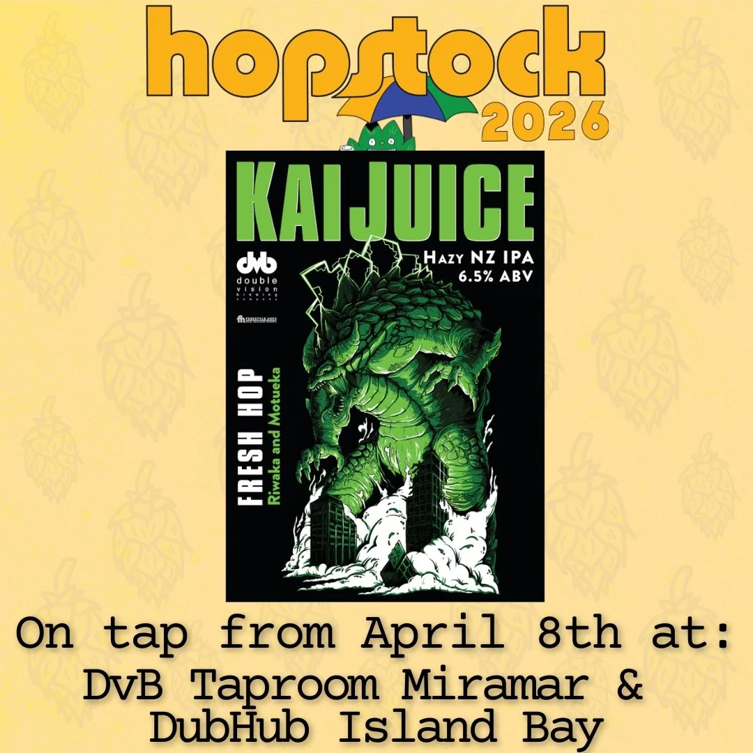 Another beautiful hazy serving fresh from @doublevisionbrewing served fresh in Miriam&rsquo;s or Island bay. Don&rsquo;t forget to stamp your maps and let us know what fresh hop brew you can&rsquo;t wait to try 🍻