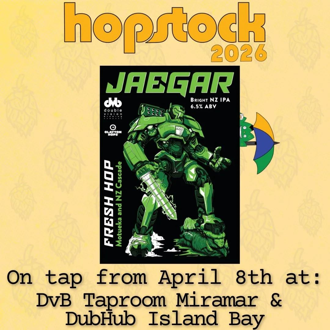 Don&rsquo;t miss out on the next release from @doublevisionbrewing 🍻 with two NZ fresh hop varieties available at Miramar and @dubhub_islandbay