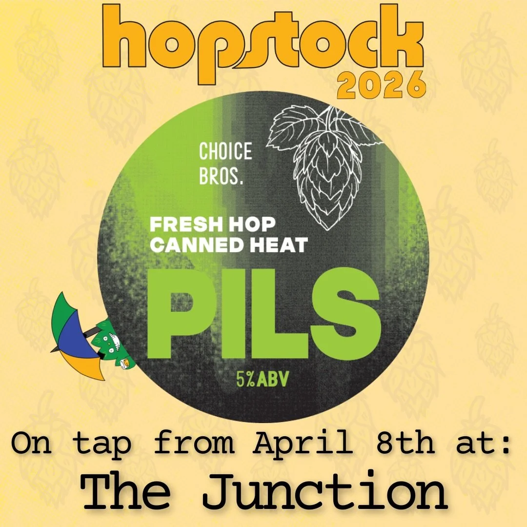 Roll up to @thejunctionwellington to get your hands on this years fresh hop goodness from @choicebros 🍻