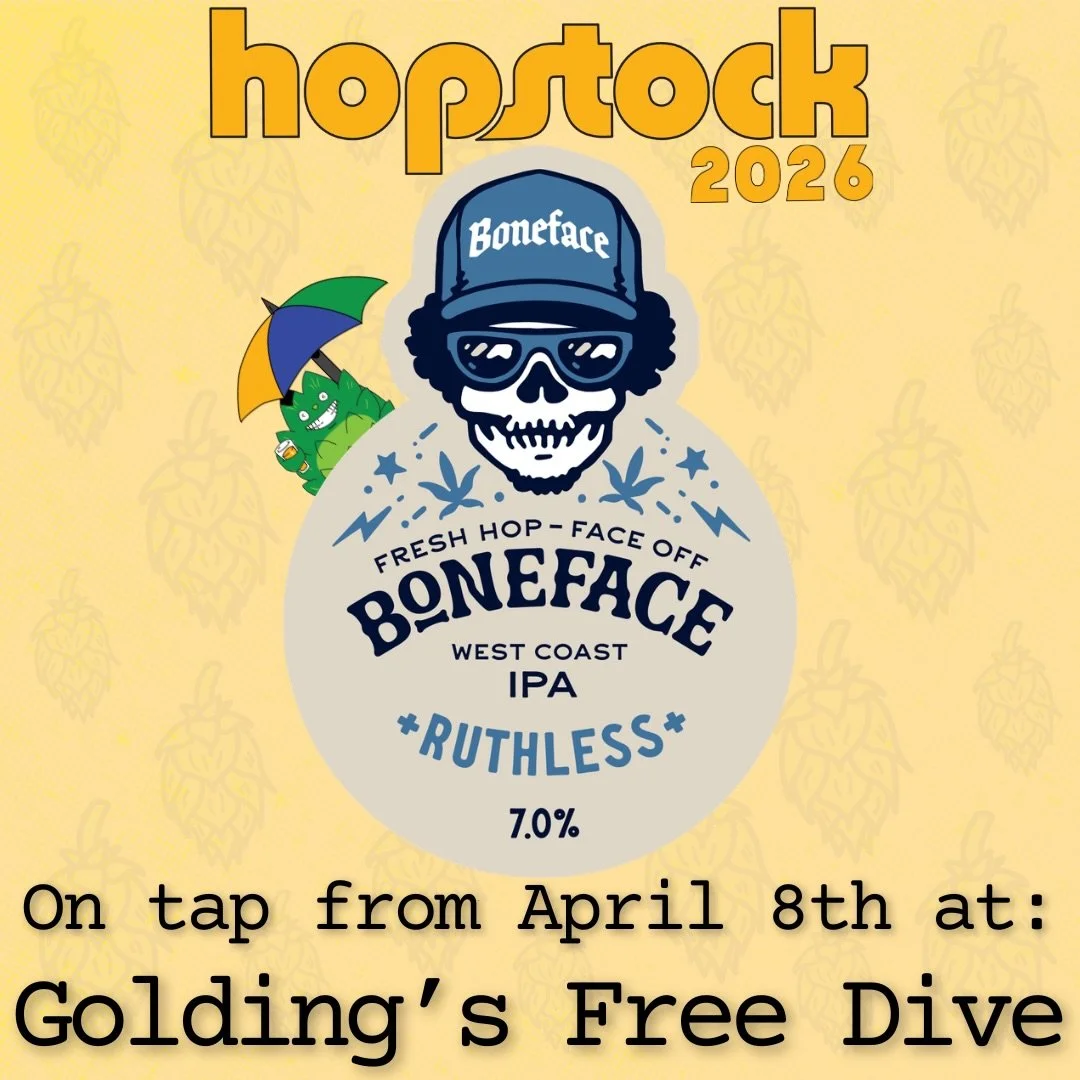 Don&rsquo;t miss out on the fresh hop range from @boneface_brewing_co down @goldingsfd 🍻 with 2 out and one ready to go are you ready ??