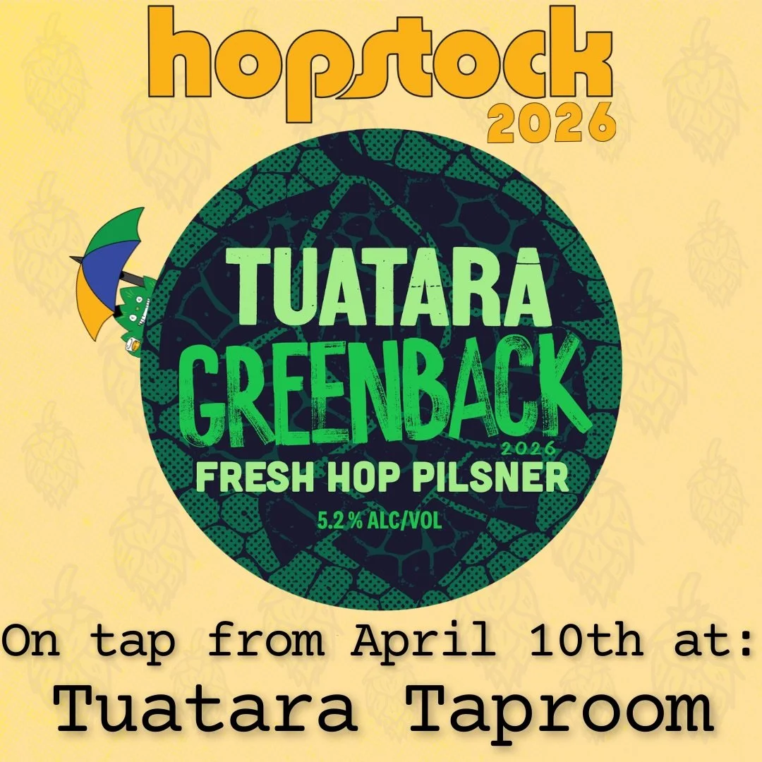 Get your hands on this fresh hop Pilsner from @tuatarabrew available at their @tuatarataproomwlg taproom in Upper Hutt. Grab your mates, make a day of it and collect that stamp on our fresh hop trail map 🍻