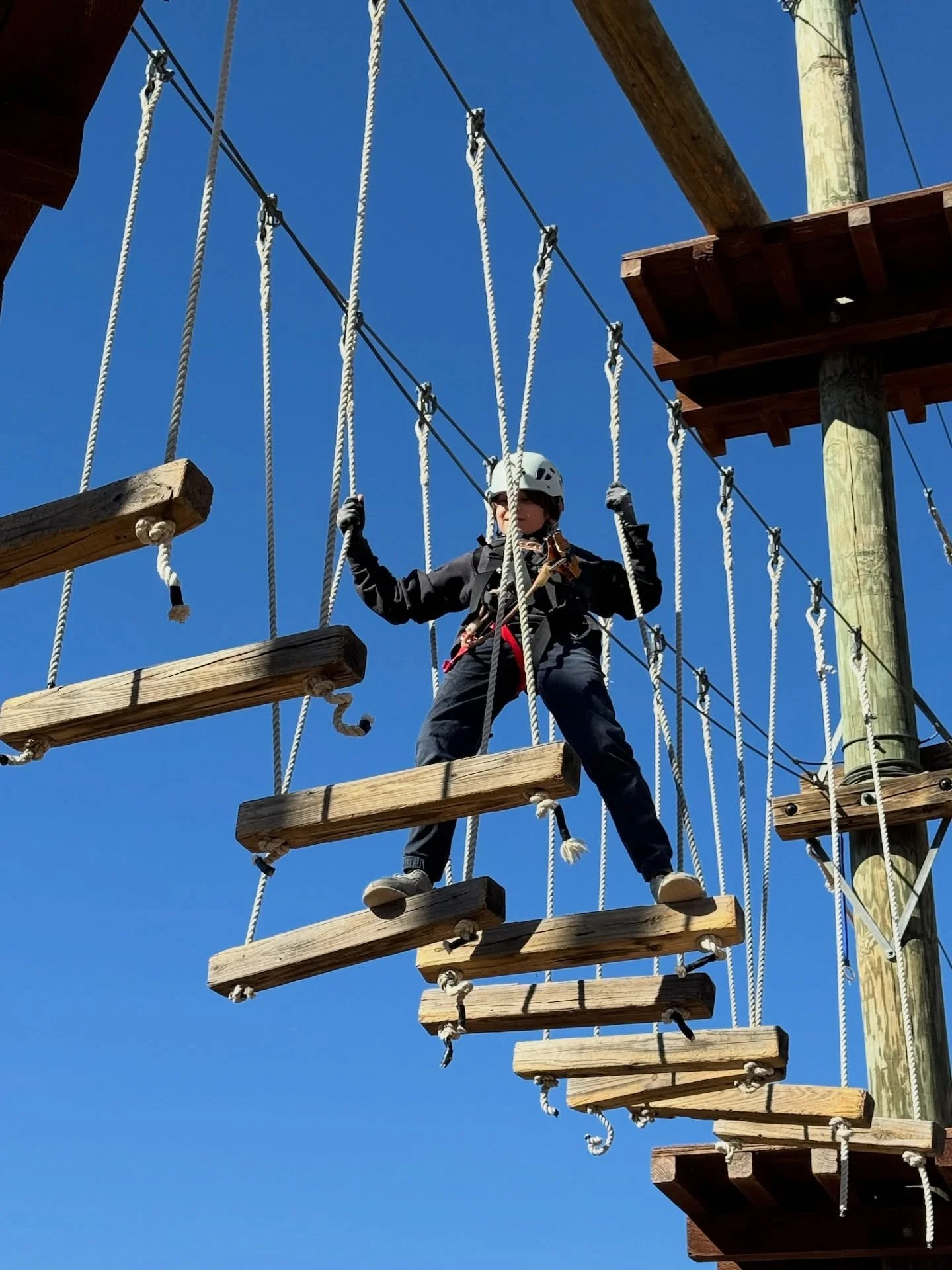Our adventure park has over 50 thrilling elements to test your skills!⚡️