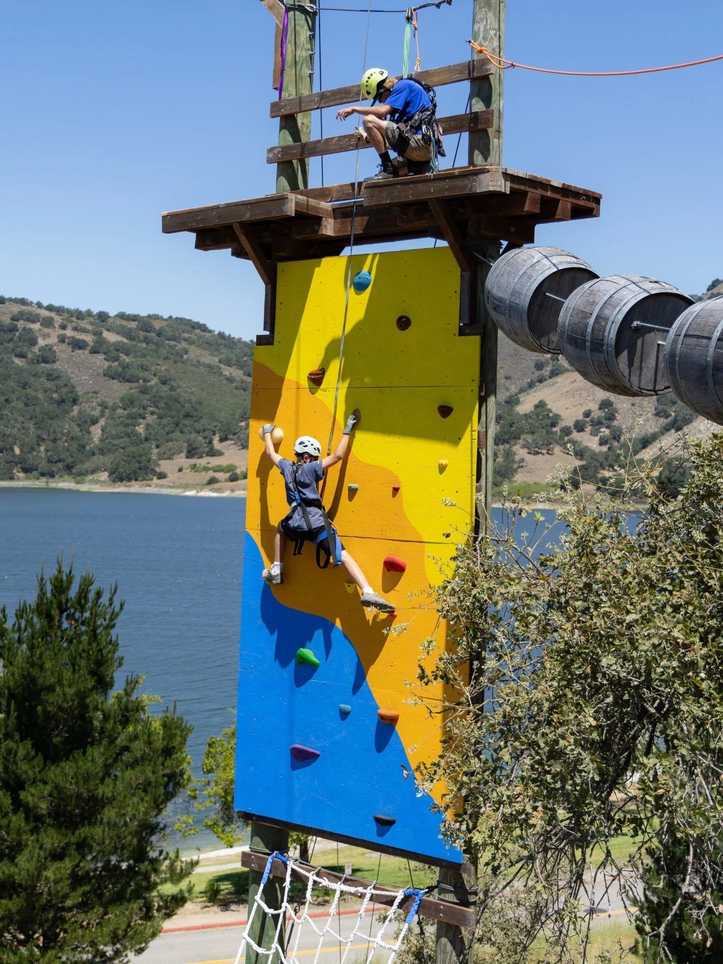 Have you tried our newest element ~ The Rock Wall ~ overlooking Lopez Lake?! 😝

#lopezlake #rockclimbing #ropescourse #arroyogrande #sanluisobispo