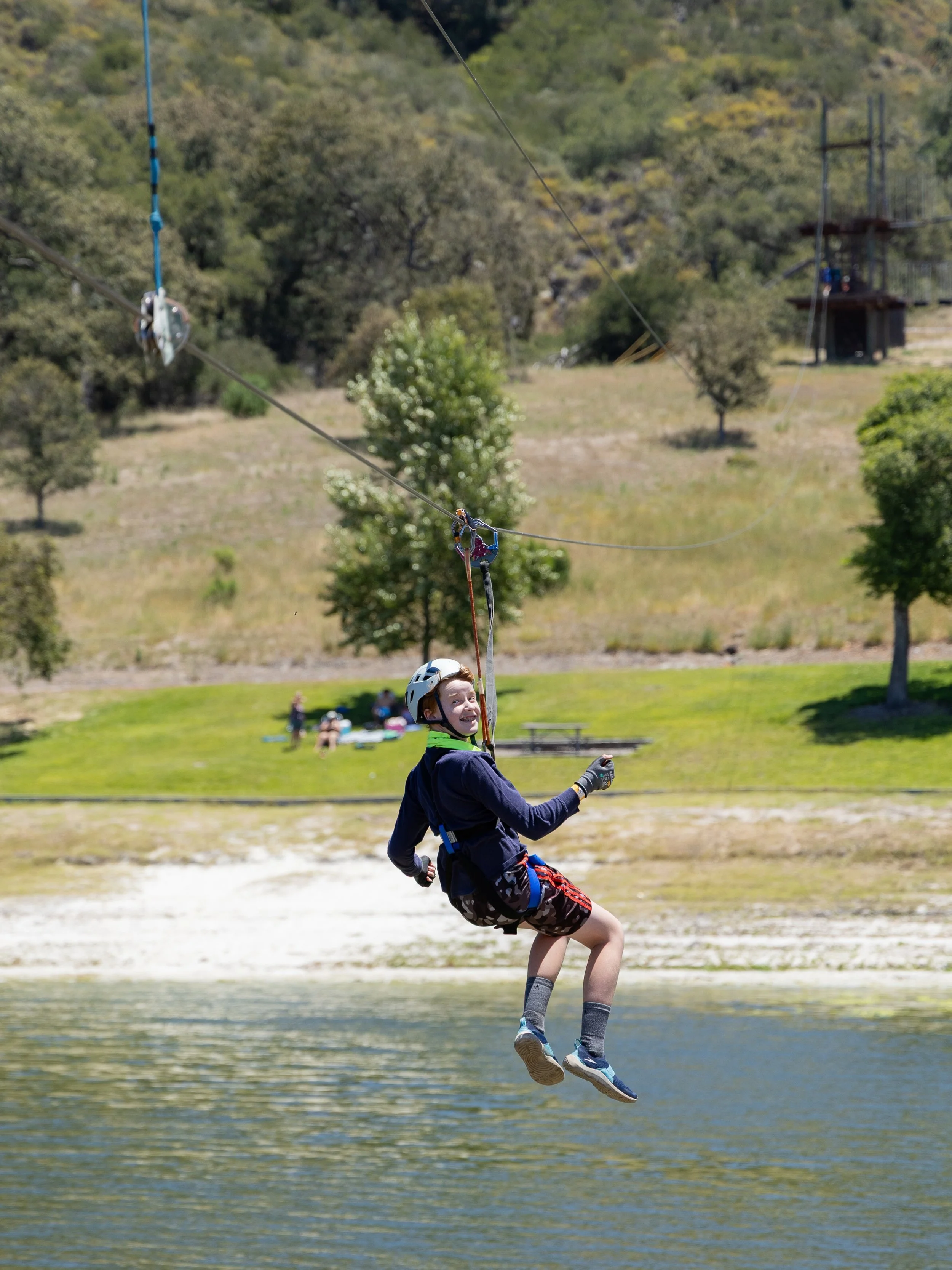 Zip lining over Lopez Lake?! 🤩 Yep, your turn!!

#lopezlake #centralcoast #arroyogrande #visitarroyogrande #slocounty