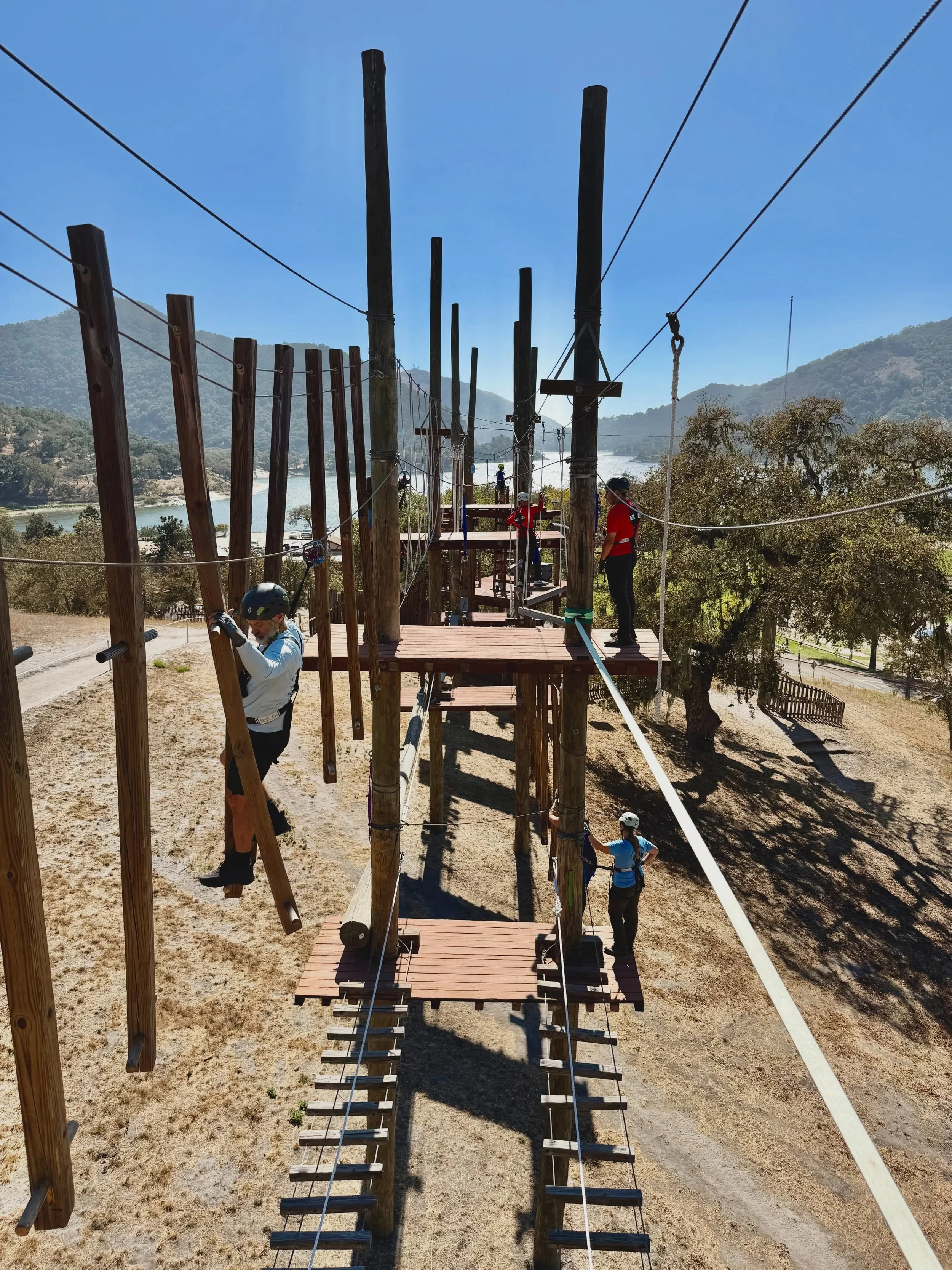 Upper level views 🔥

#ropescourse #adventurepark #lopezlake #getoutside #arroyogrande