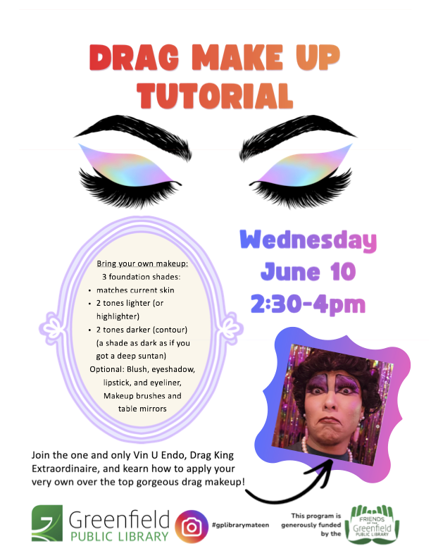 Drag Make-up Workshop with Vin U Endo
