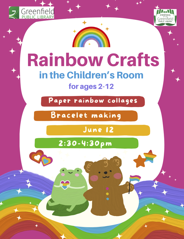 Rainbow Crafts (ages 2-12) In-Person