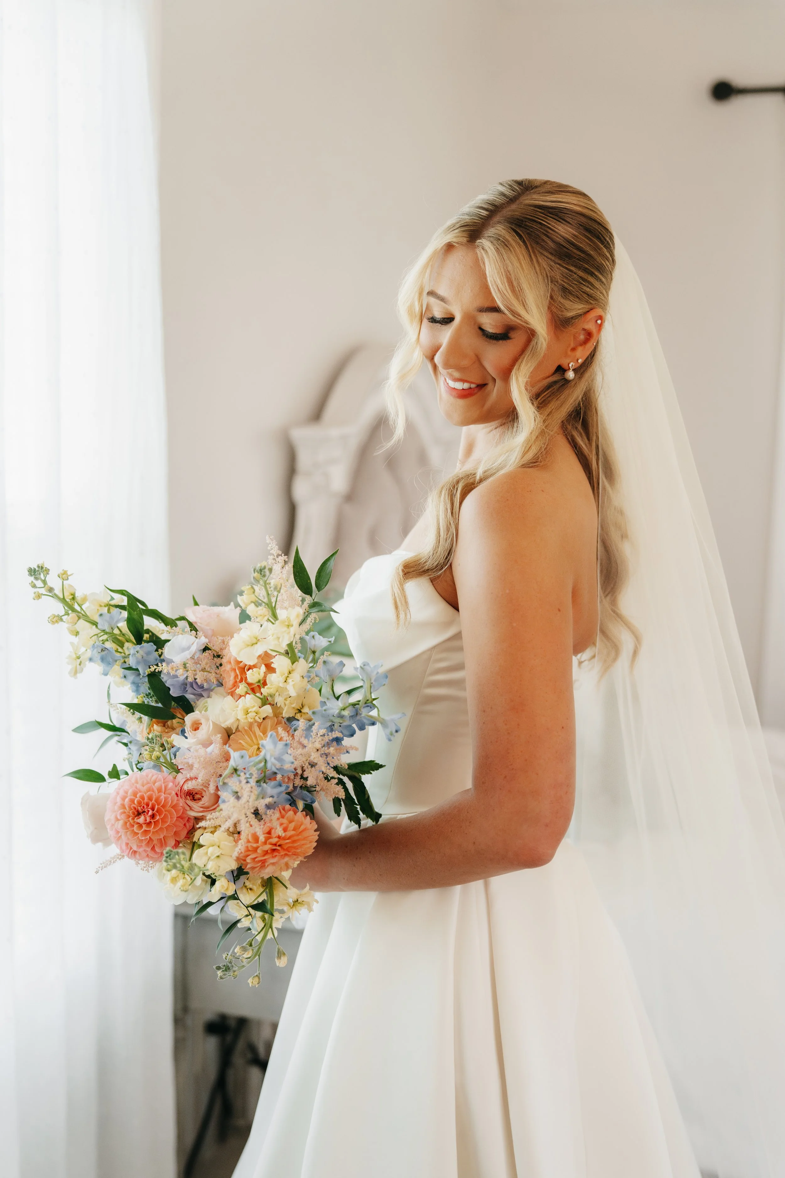 bride at sparrow lane willard missouri wedding photographer