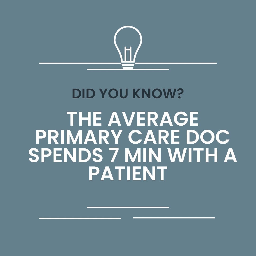 Do the math&hellip;.

The doctor patient relationship used to be a relationship&hellip;one where the physician would come to your home to provide you with care. Today, primary care has more of an assembly line feel. What kind of medicine do you prefe