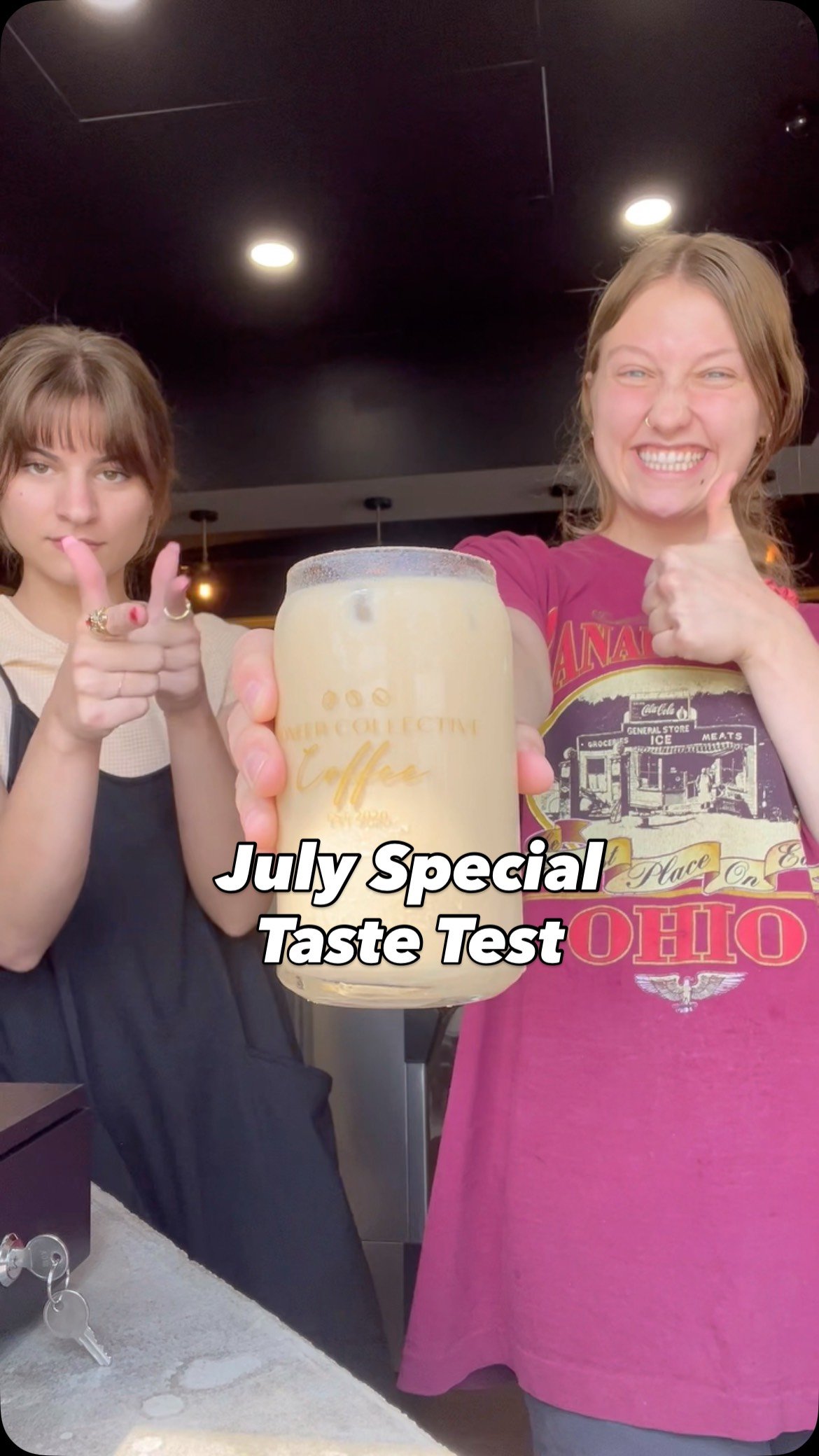 Breakfast Club Latte taste test!
This latte features a hand-crafted blueberry syrup made with real blueberries. It’s paired with our Gold River espresso and milk. It’s just sweet enough to create a tasty and well-balanced latte. Lastly i