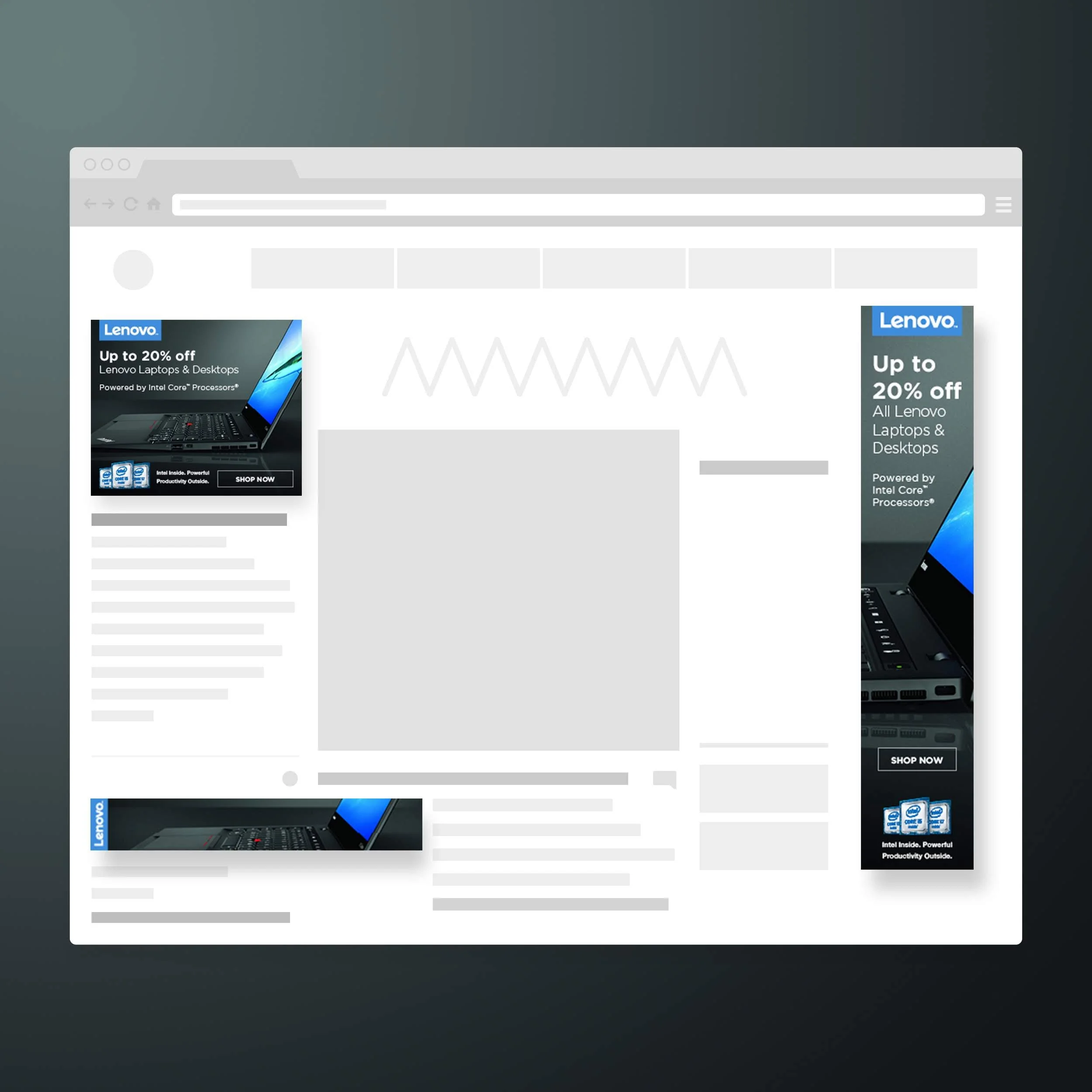 [web] Retargeting Adverts - Lenovo