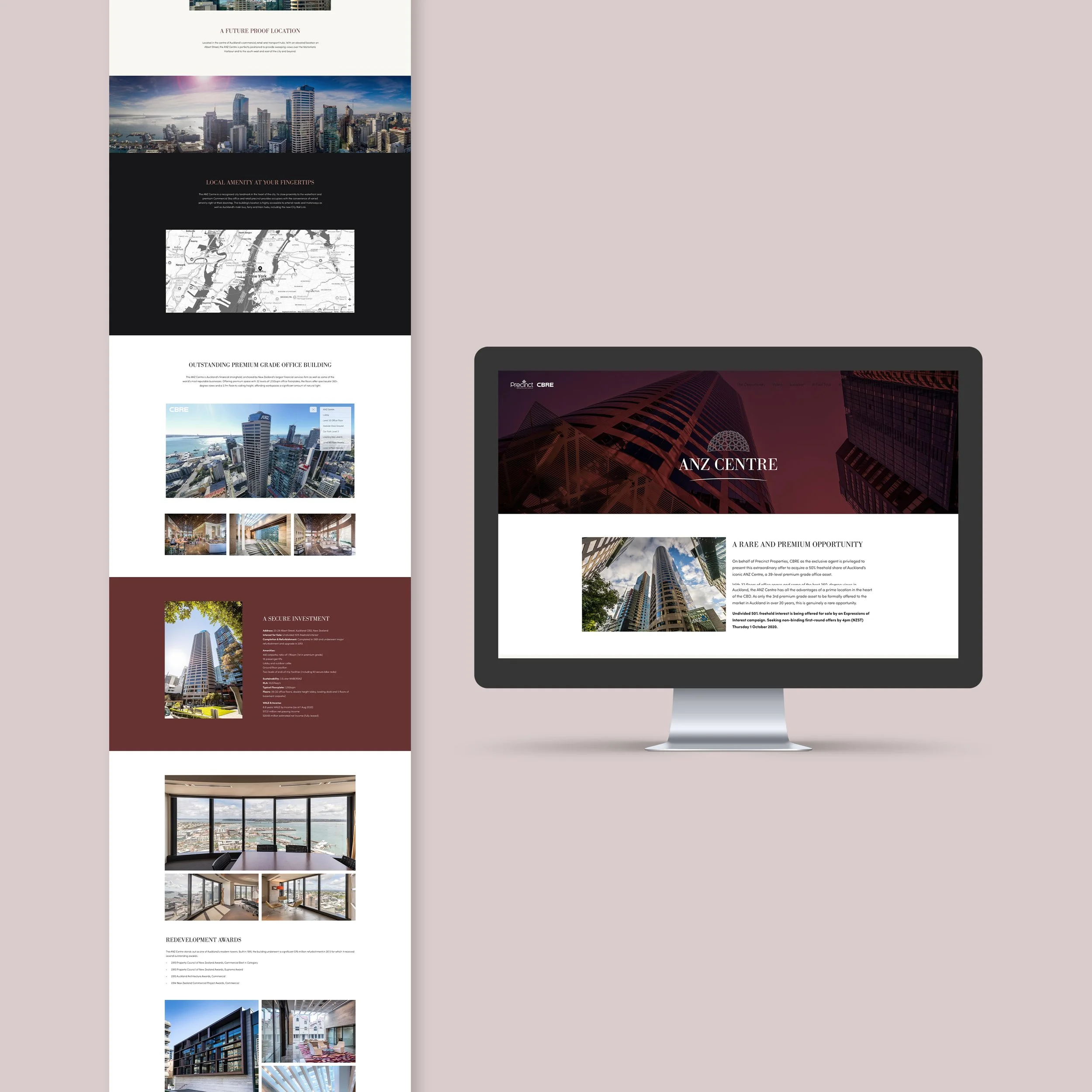 [web] ANZ Centre Property Sale Landing Page - CBRE Auckland